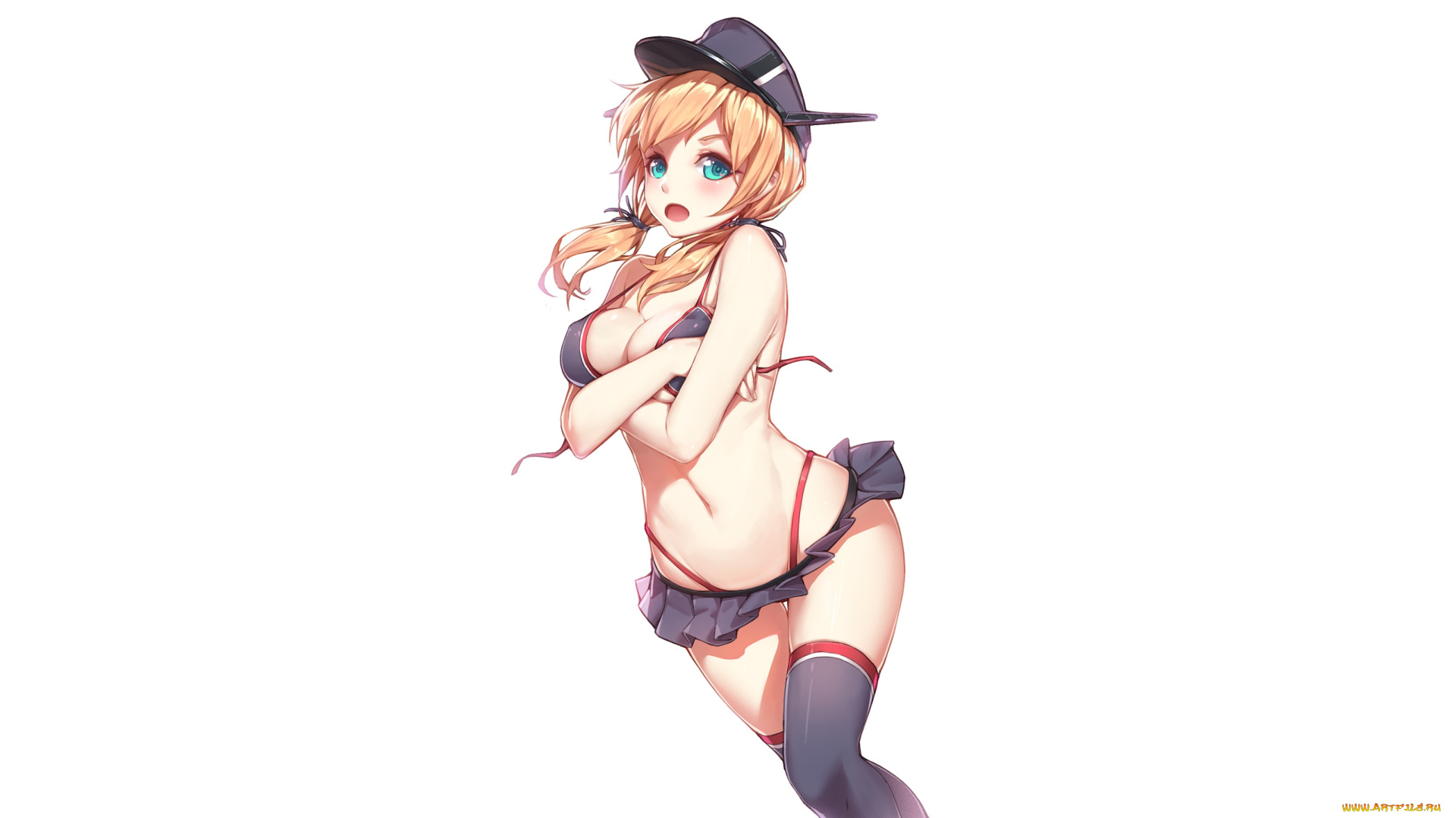 аниме, kantai, collection, prinz, eugen