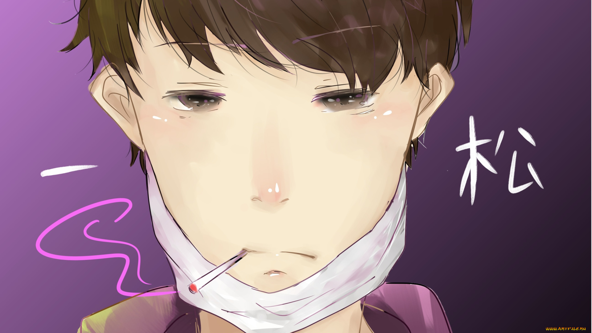 аниме, osomatsu-san, matsuno, ichimatsu