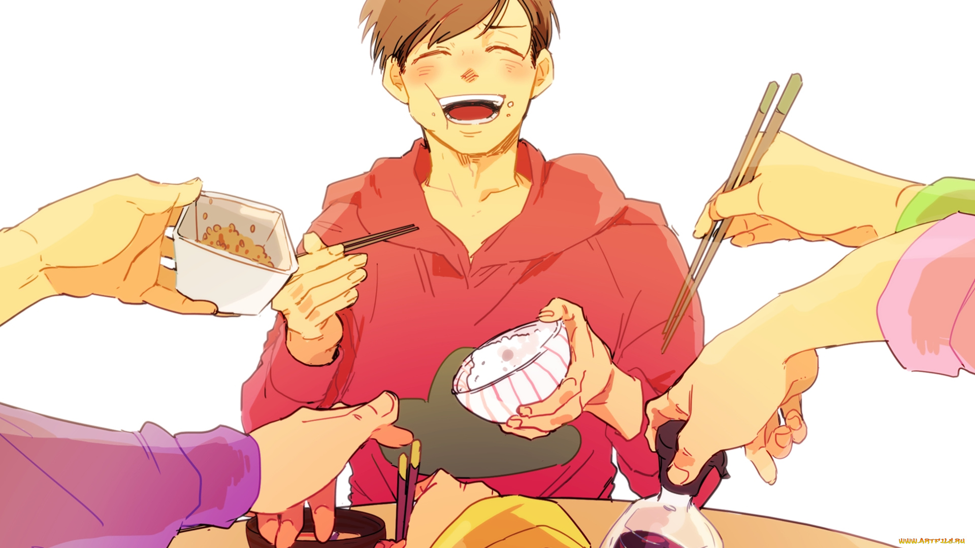 аниме, osomatsu-san, matsuno, osomatsu