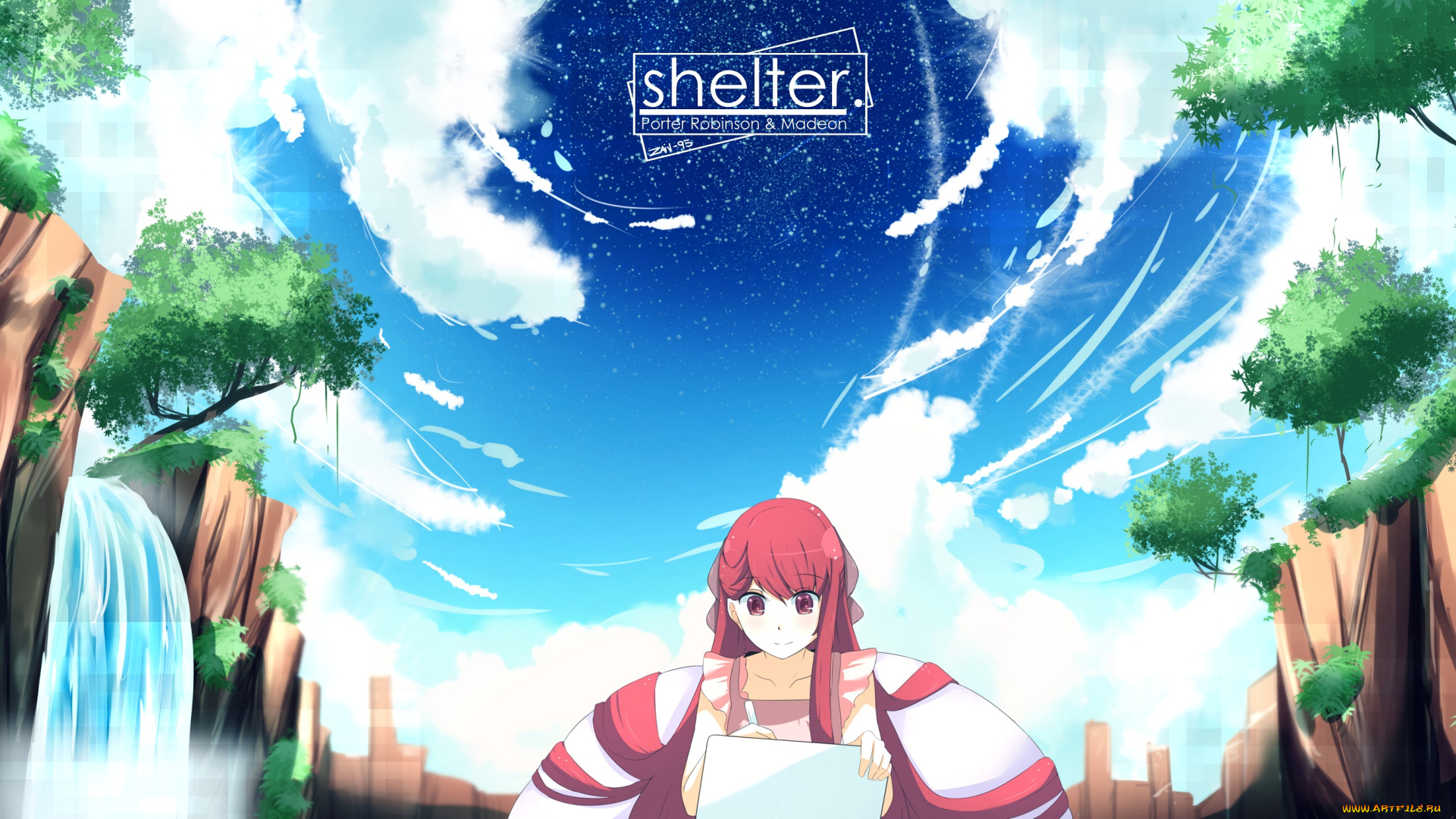 аниме, shelter, rin