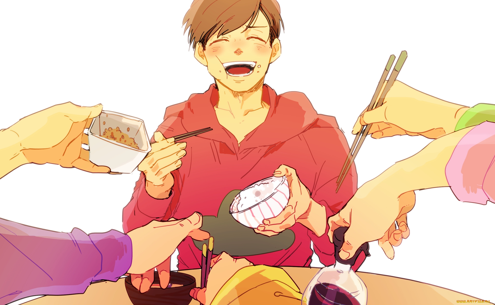 аниме, osomatsu-san, matsuno, osomatsu