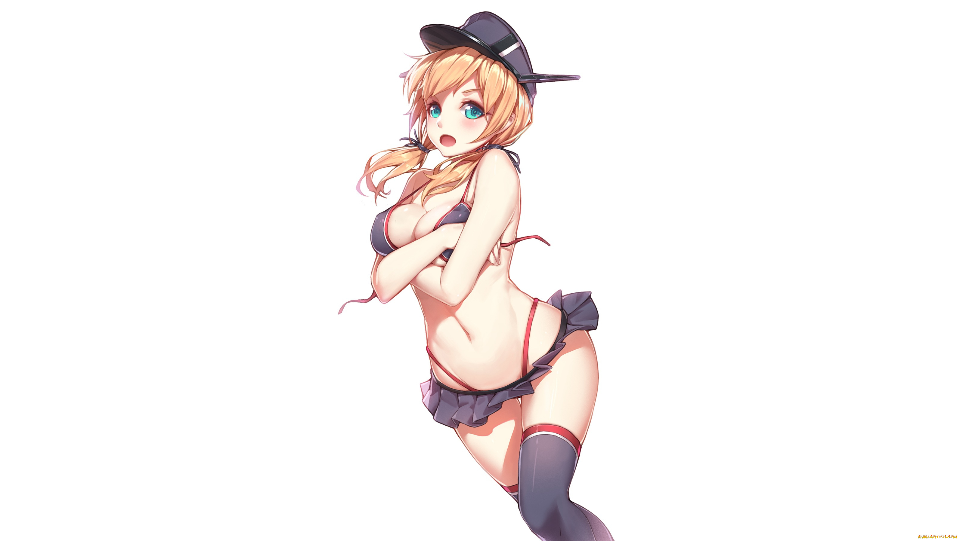 аниме, kantai, collection, prinz, eugen