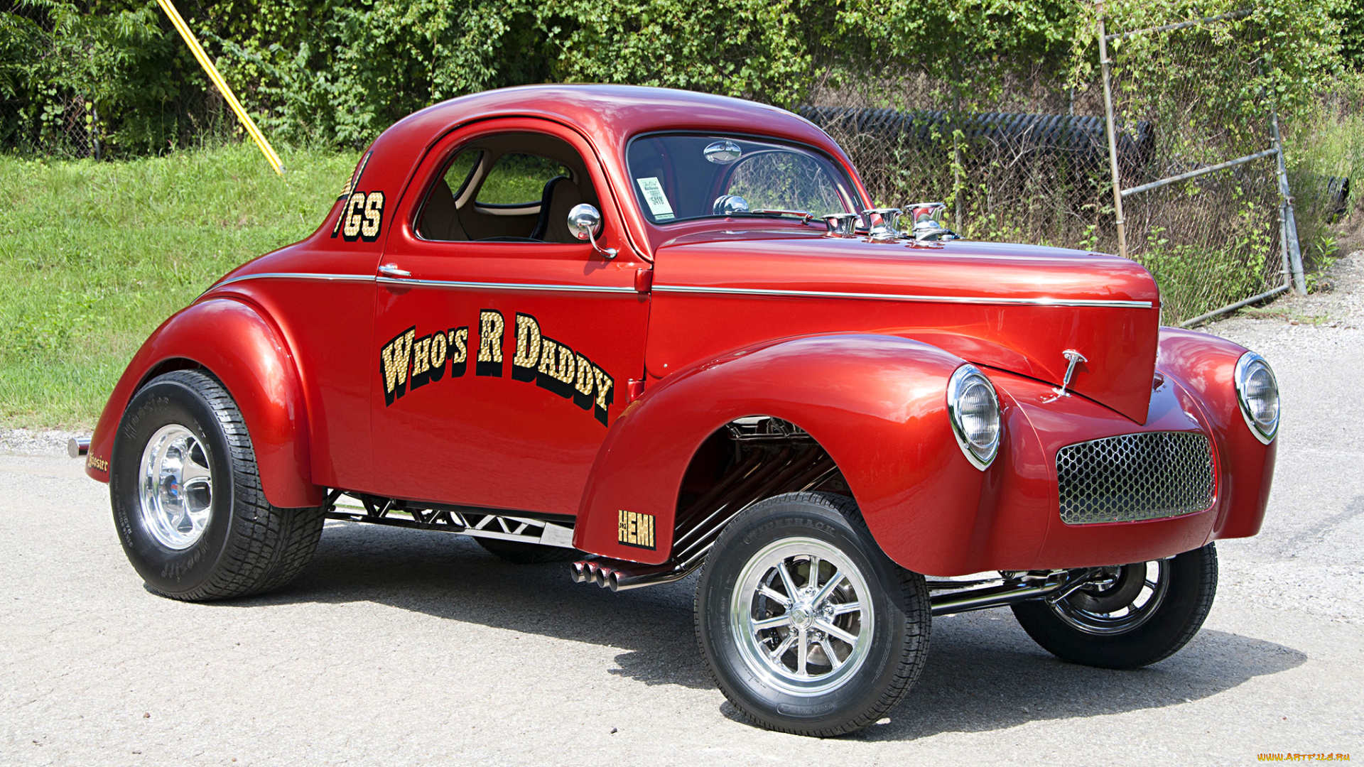 1941-willys-gasser, автомобили, hotrod, dragster, willys