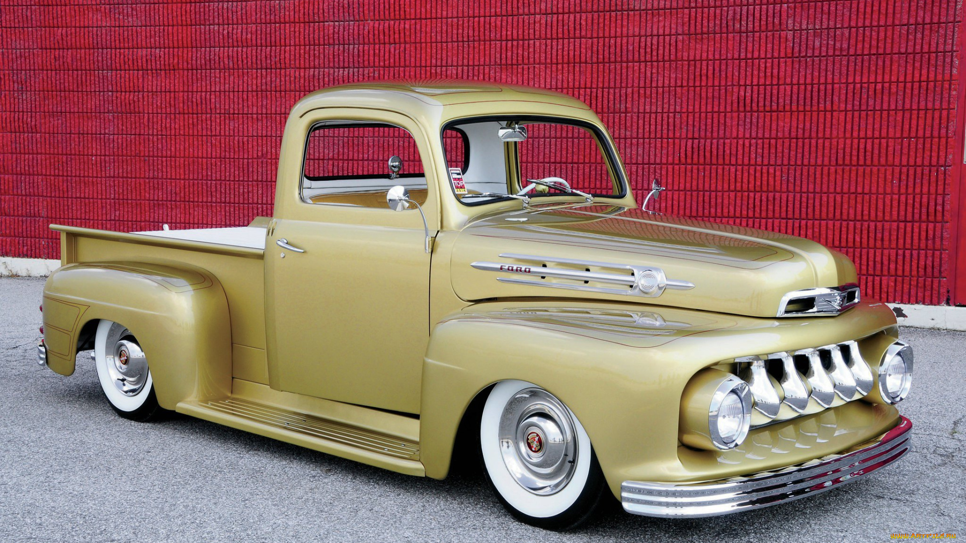 1952-ford-f-1-pickup, автомобили, custom, pick-up, ford