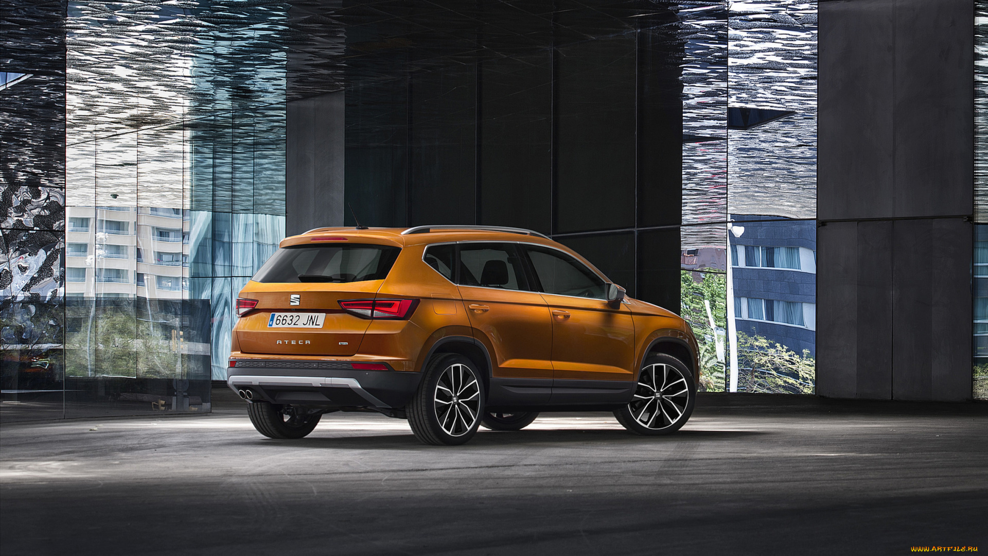 seat, ateca, suv, 2017, автомобили, seat, 2017, suv, ateca, оранжевый