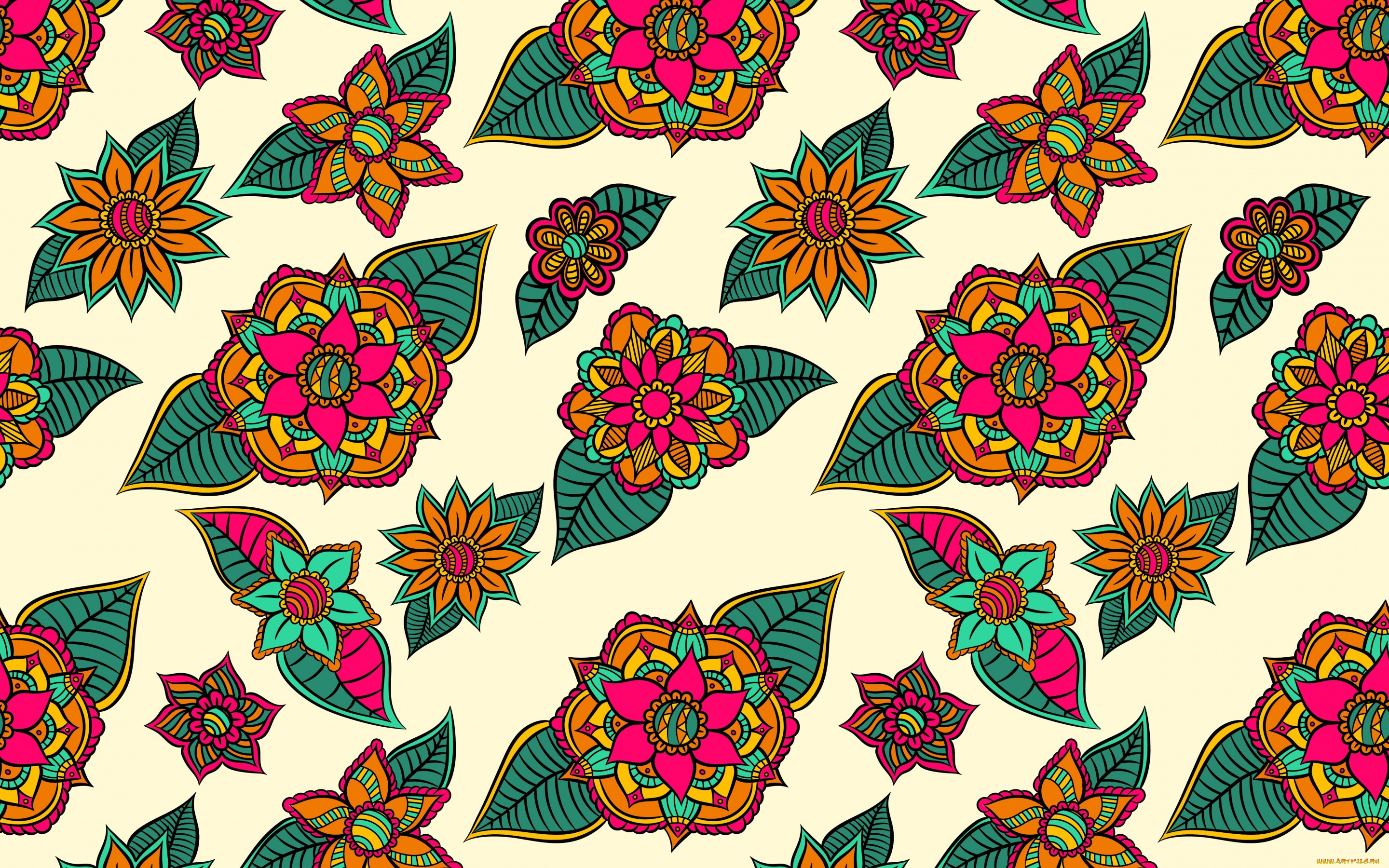 векторная, графика, цветы, , flowers, leaves, pattern, background, flower, фон, цветы