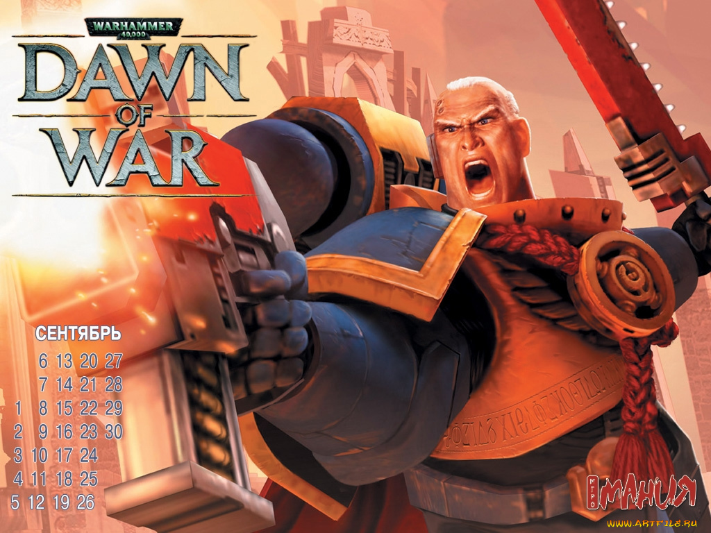 видео, игры, warhammer, 40, 000, dawn, of, war