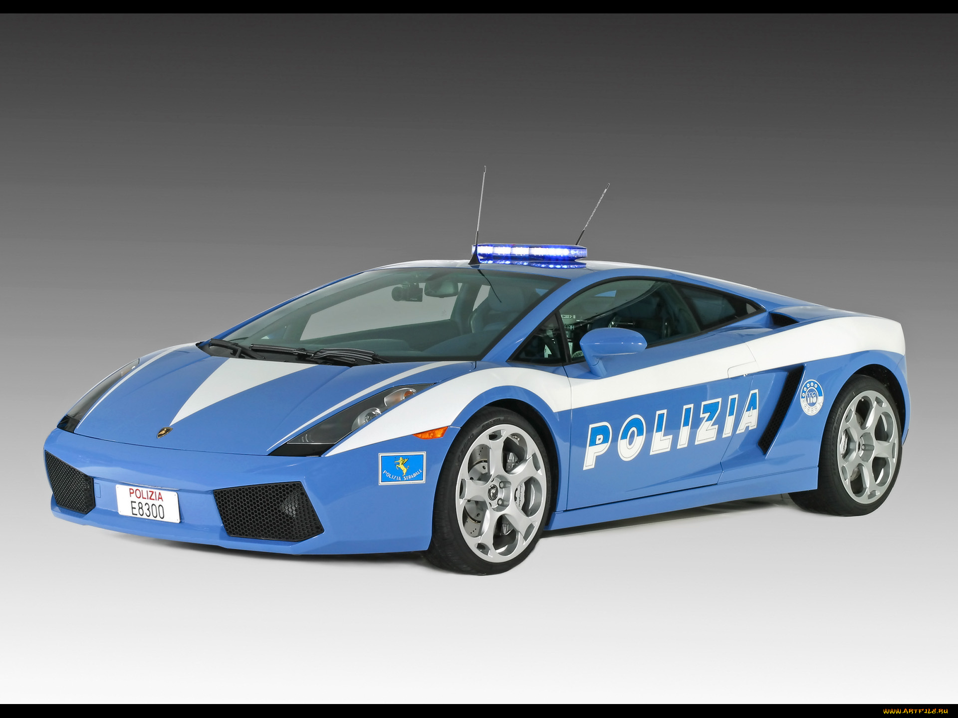 2004, lamborghini, gallardo, italian, state, police, fa, автомобили, полиция