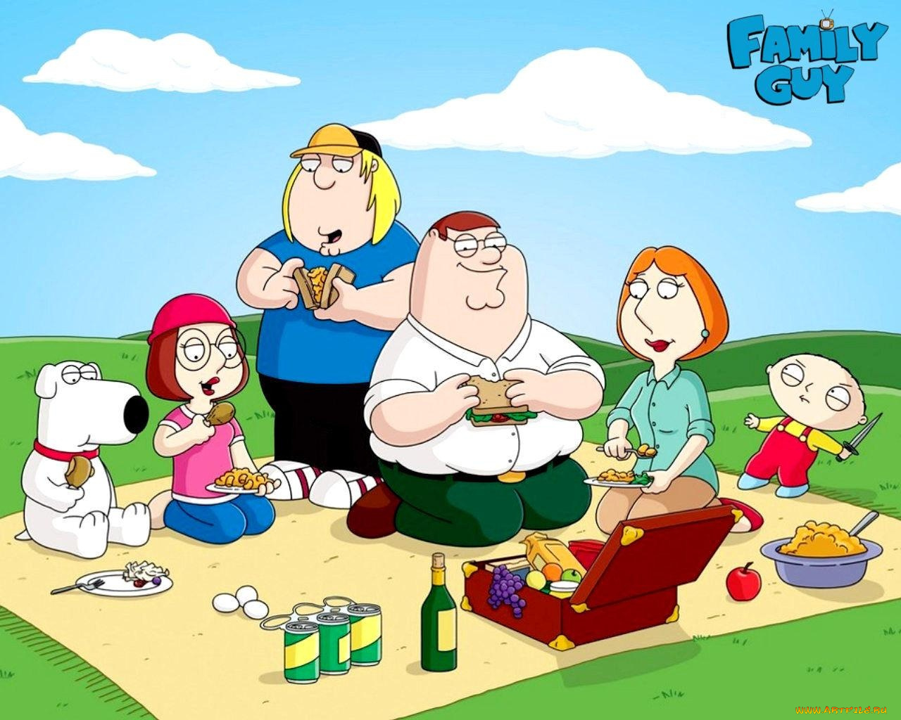 family, guy, мультфильмы