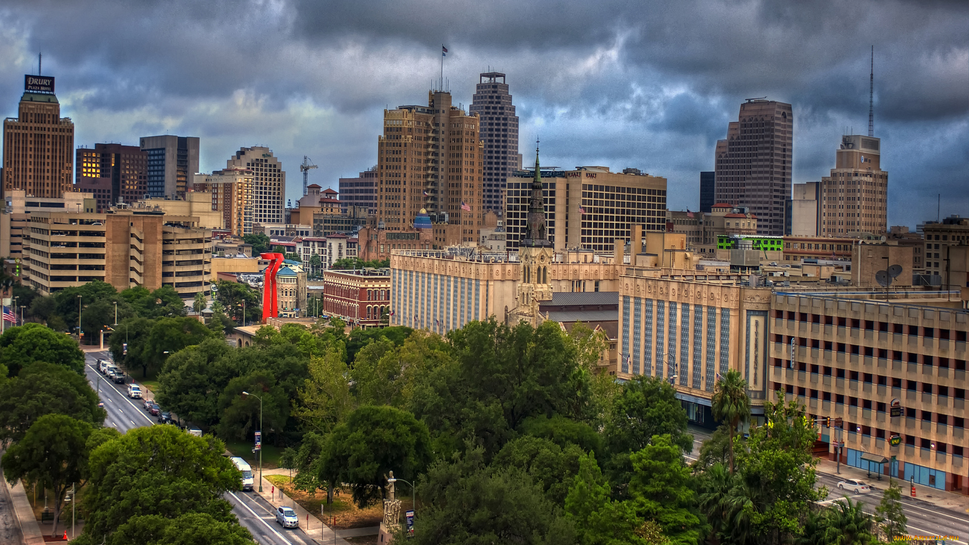 san, antonio, texas, города, улицы, площади, набережные, сан-антонио