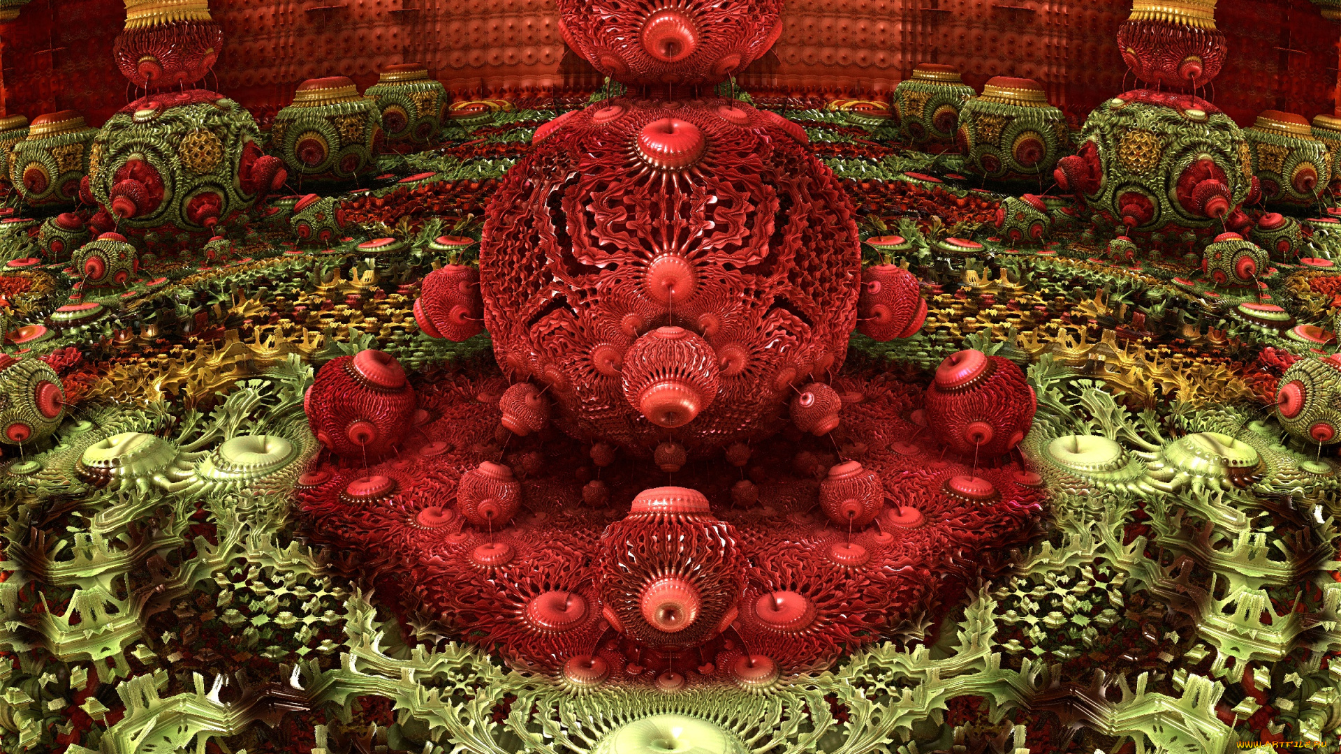 3д, графика, fractal, фракталы, абстракция