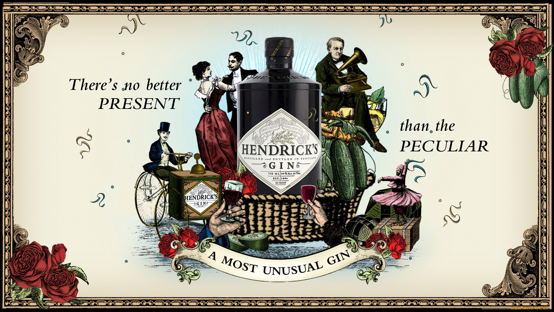 hendrick`s, gin, бренды, бренды, напитков, , разное, джин