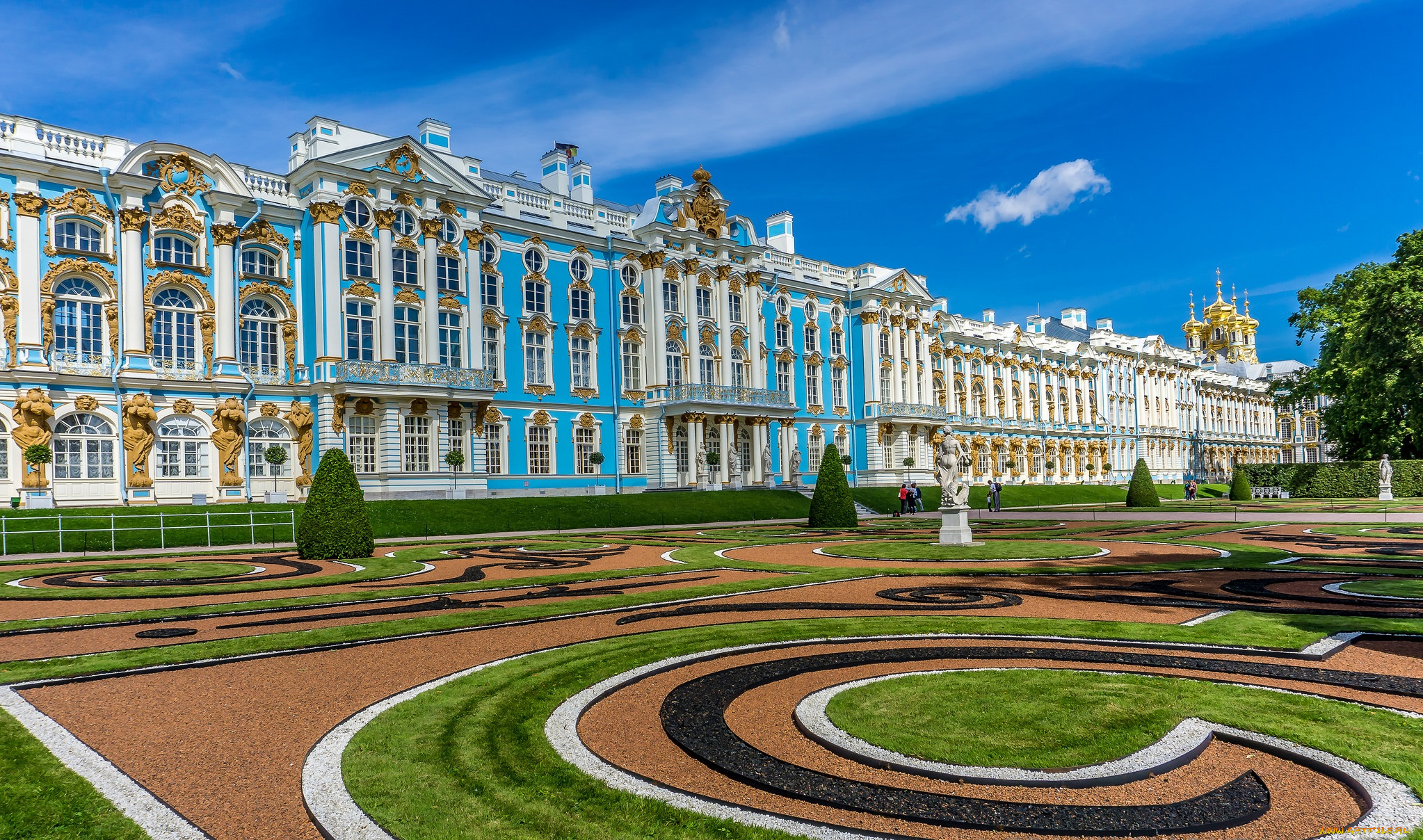 catherine, palace, of, pushkin, города, санкт-петербург, , петергоф, , россия, дворец