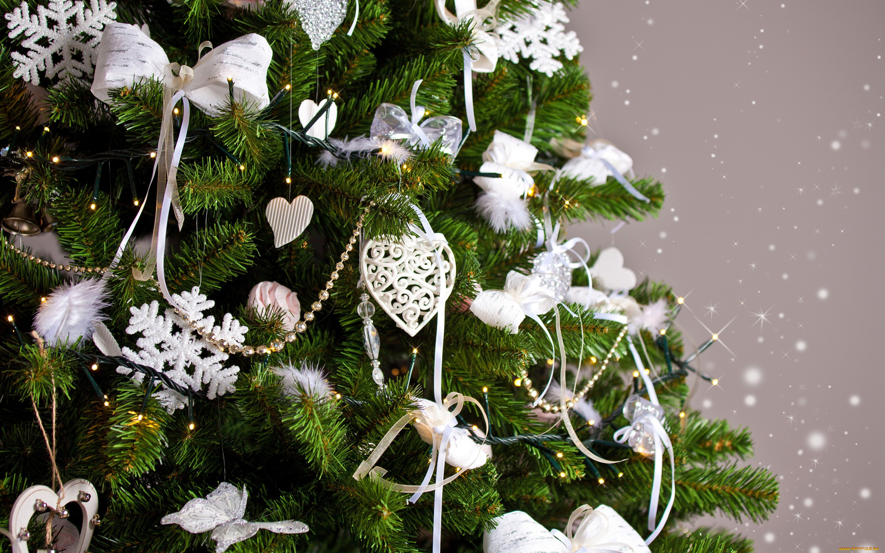 праздничные, Ёлки, елка, шары, новый, год, рождество, украшения, merry, balls, decoration, christmas