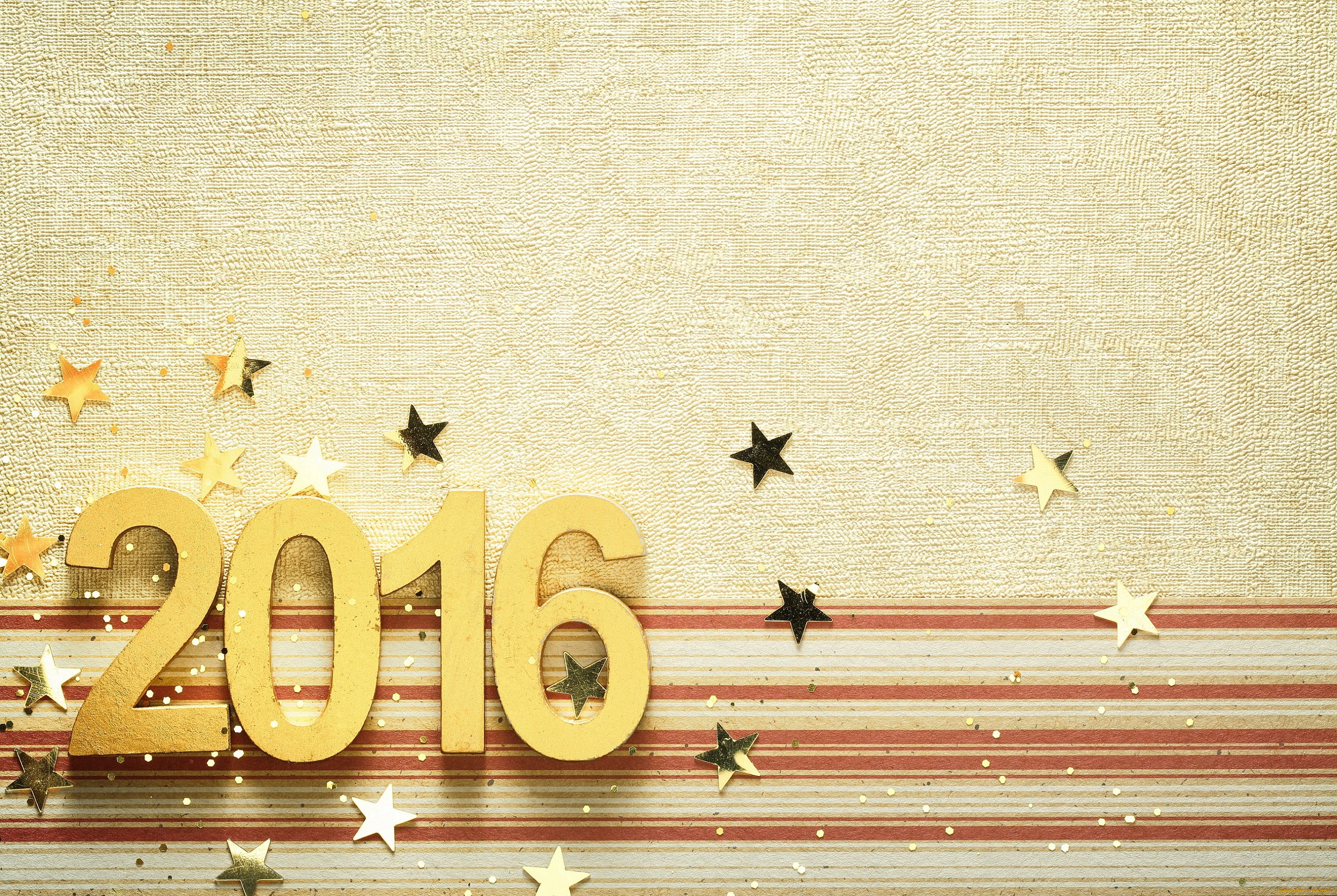 праздничные, -, разное, , новый, год, цифры, новый, год, golden, new, year, happy, 2016