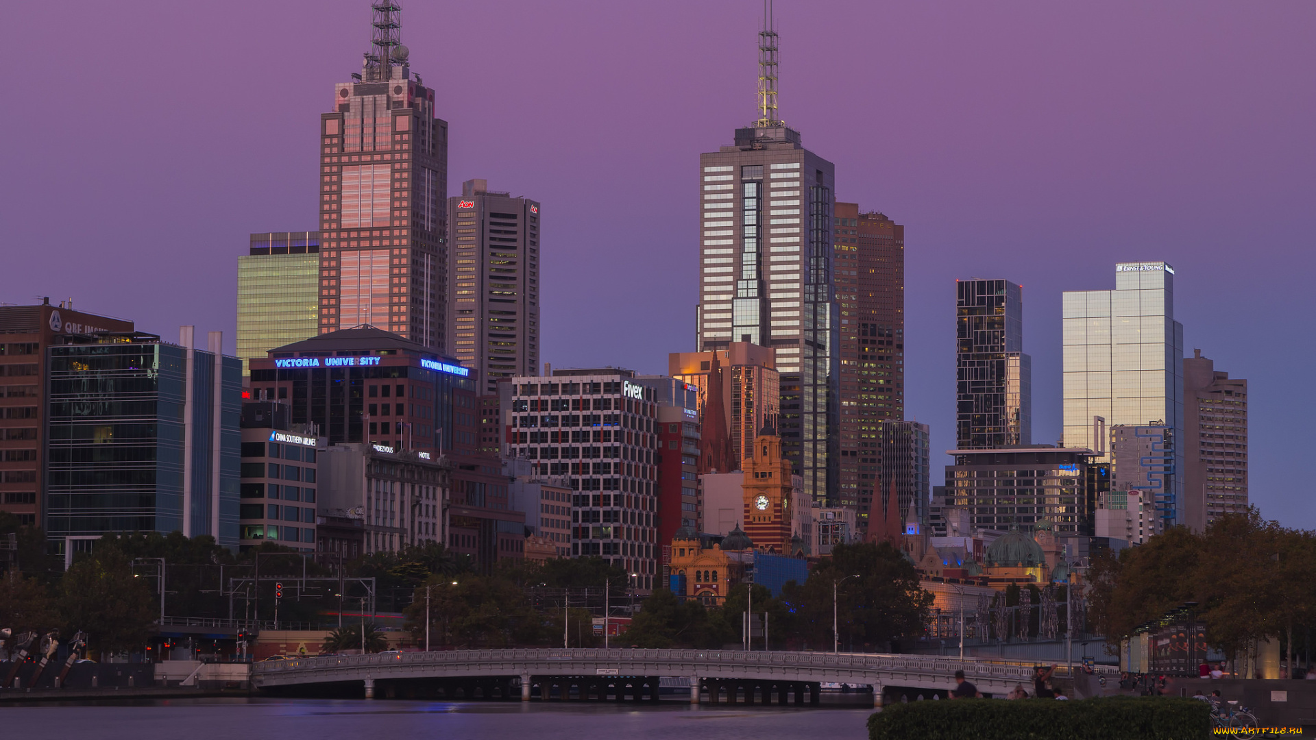 melbourne, города, мельбурн, , австралия, небоскребы, панорама