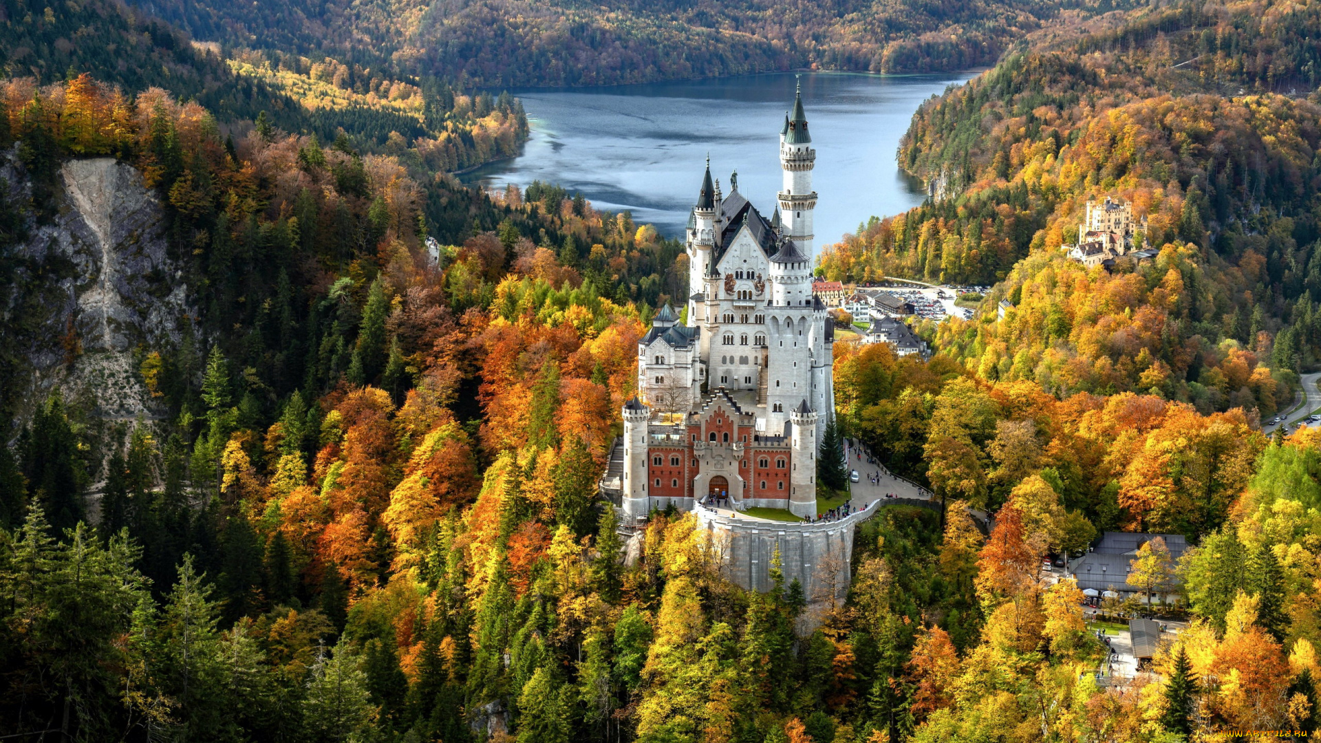 neuschwanstein, castle, города, замок, нойшванштайн, , германия, neuschwanstein, castle