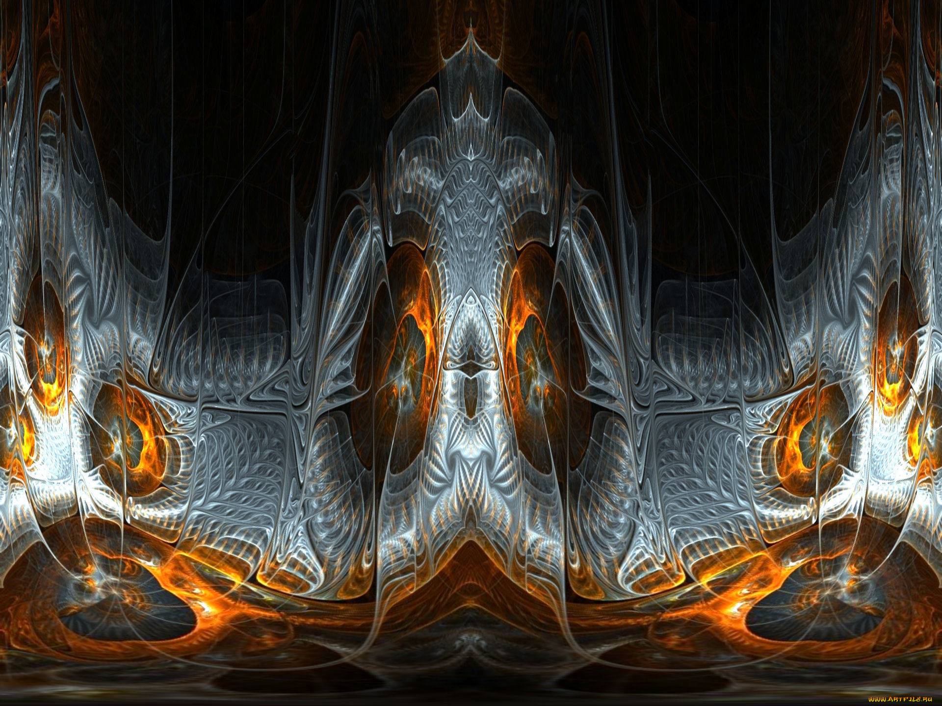 3д, графика, fractal, фракталы, фон, фрактал