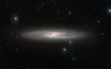 Картинка космос галактики туманности галактика ngc 253 созвездие