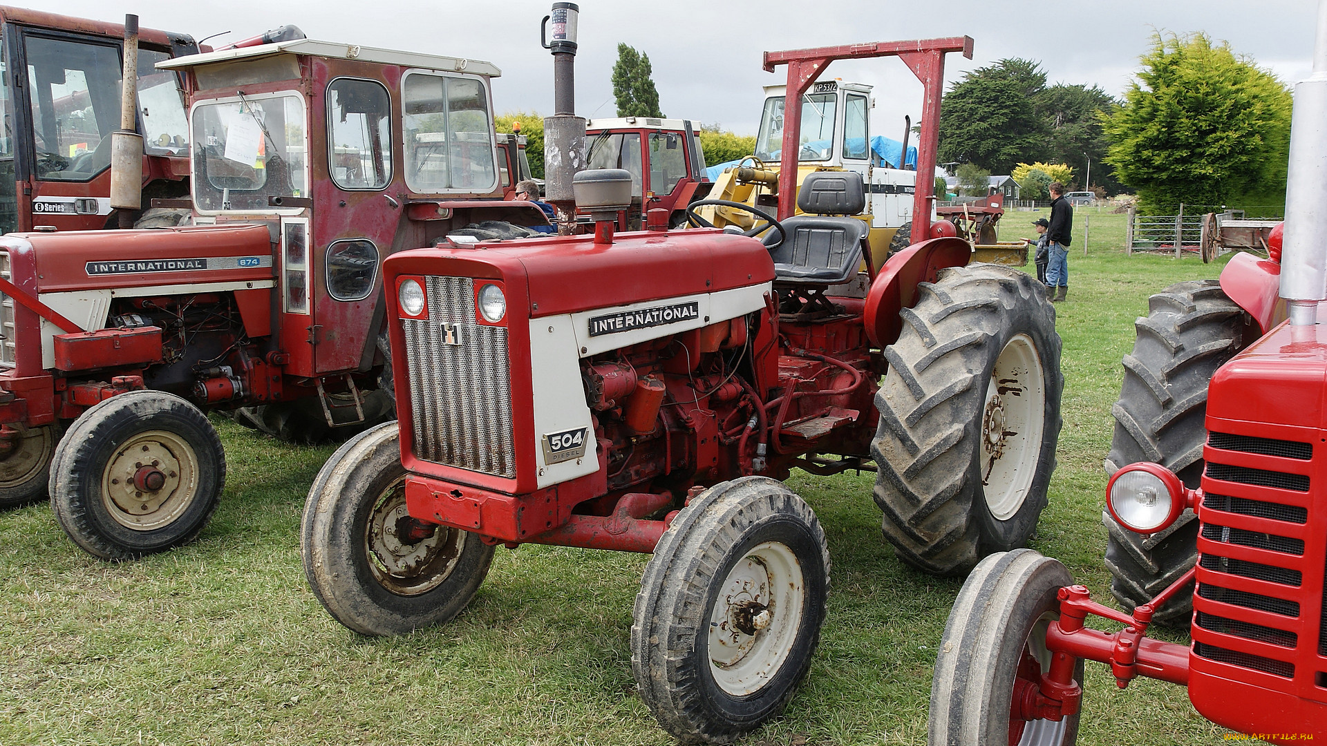 1965, international, 504, tractor, техника, тракторы, колесный, трактор