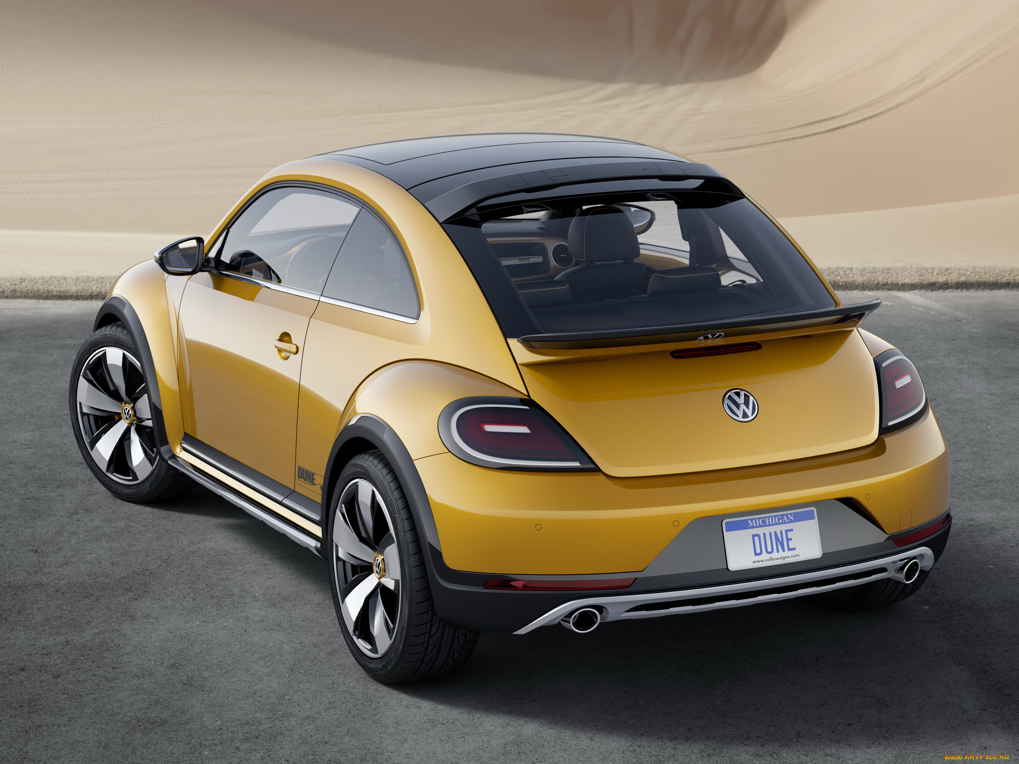 автомобили, volkswagen, желтый, beetle