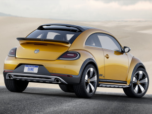 Картинка автомобили volkswagen желтый beetle