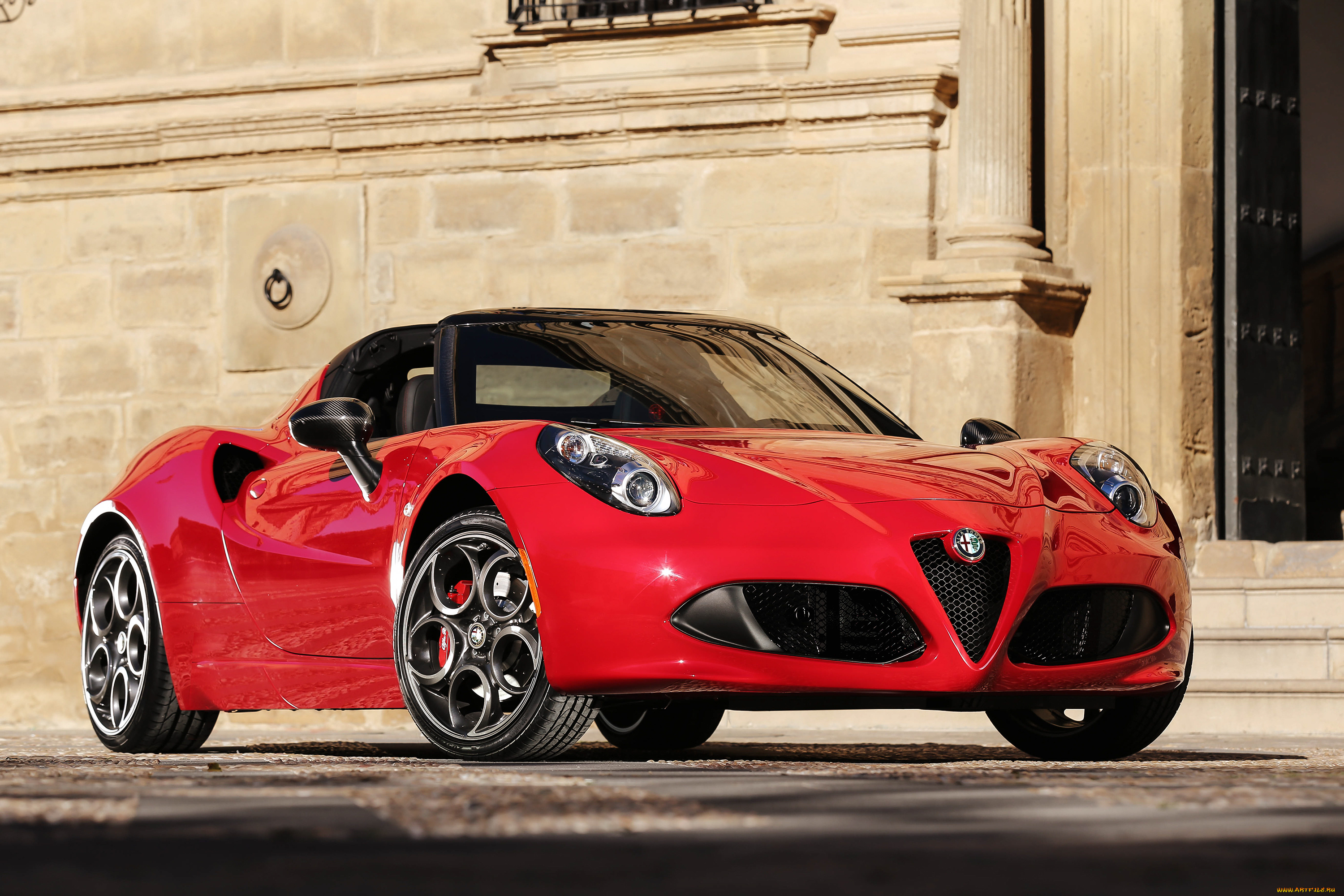 автомобили, alfa, romeo, красный, 960, us-spec, spider, 4c, alfa, romeo, 2015, г