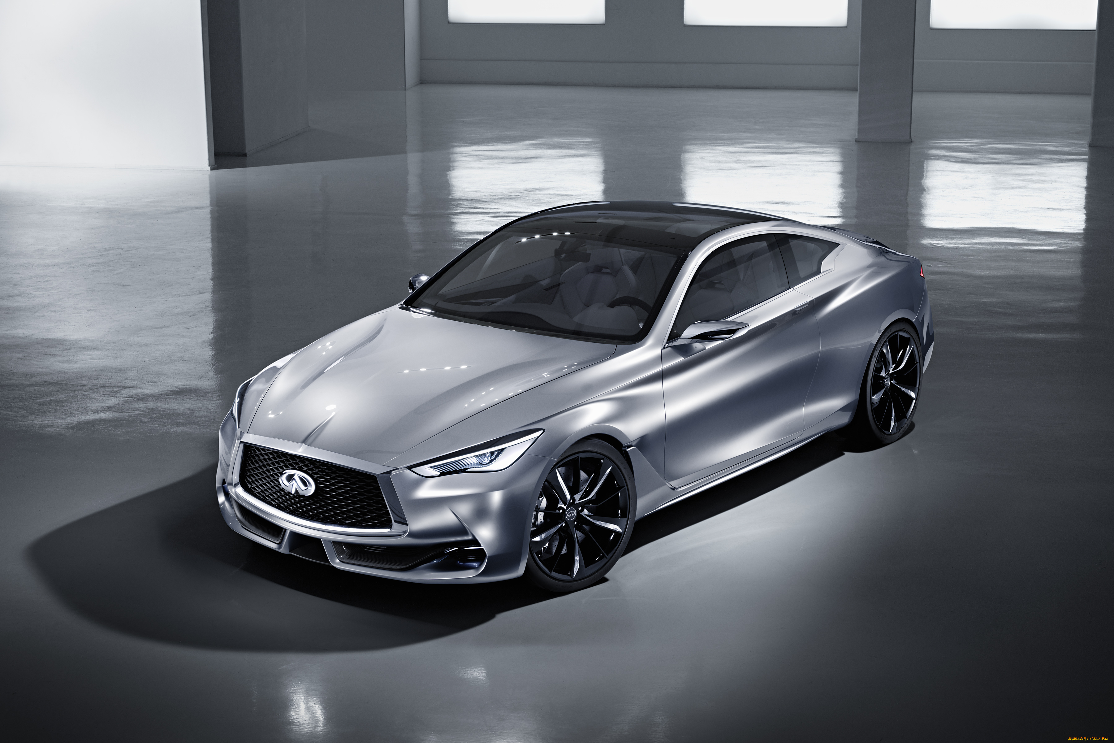 автомобили, infiniti, серый, 2015г, concept, q60