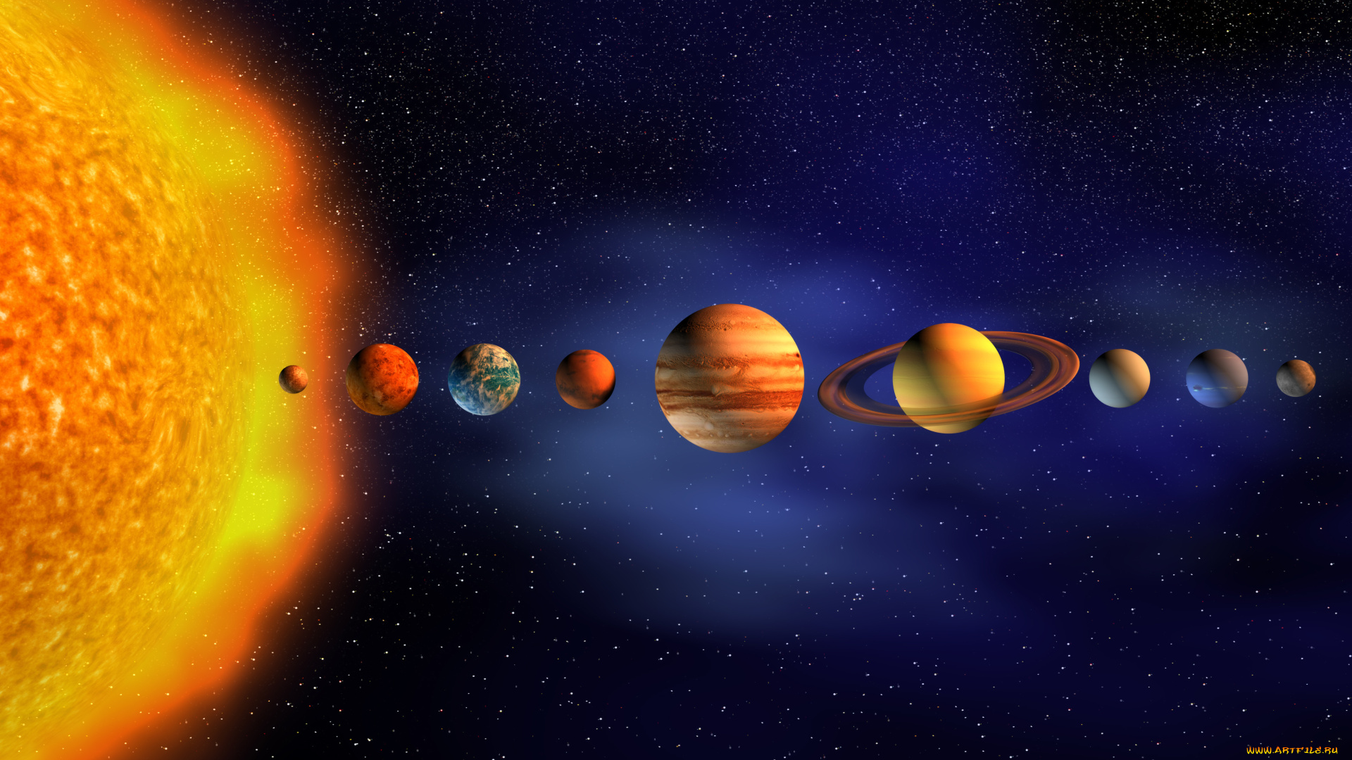 Первая планета в мире. Меркурий в солнечной системе. Планеты солнечной Сатурн Меркурий.