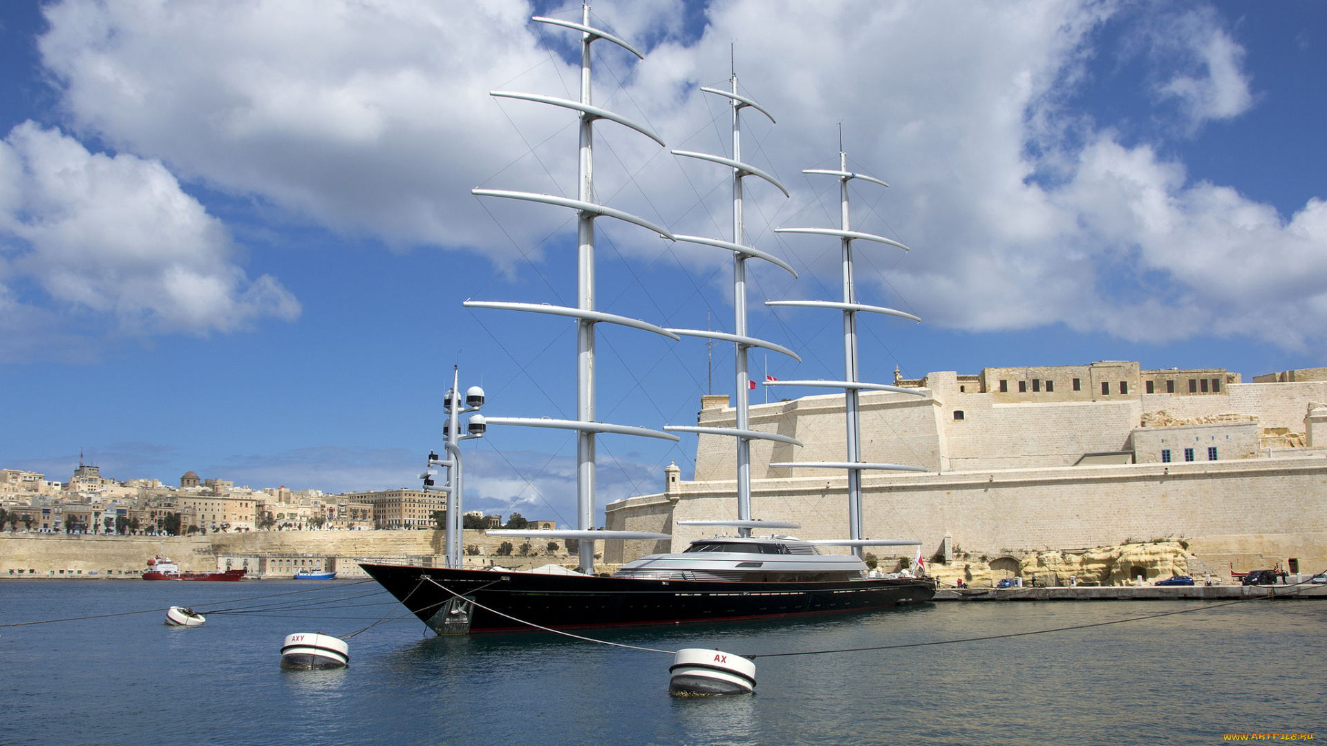 maltese, falcon, корабли, Яхты, суперяхта