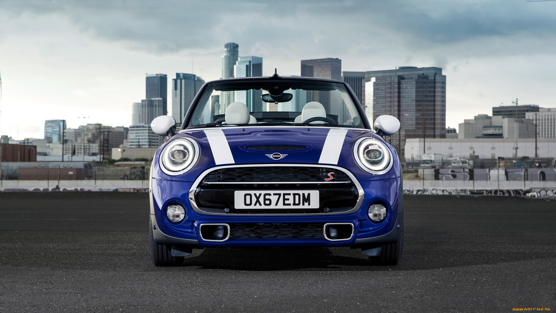 mini, cabrio, 2019, автомобили, mini, 2019, cabrio, blue