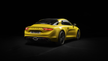 обоя alpine a110 color edition 2020, автомобили, alpine, желтый