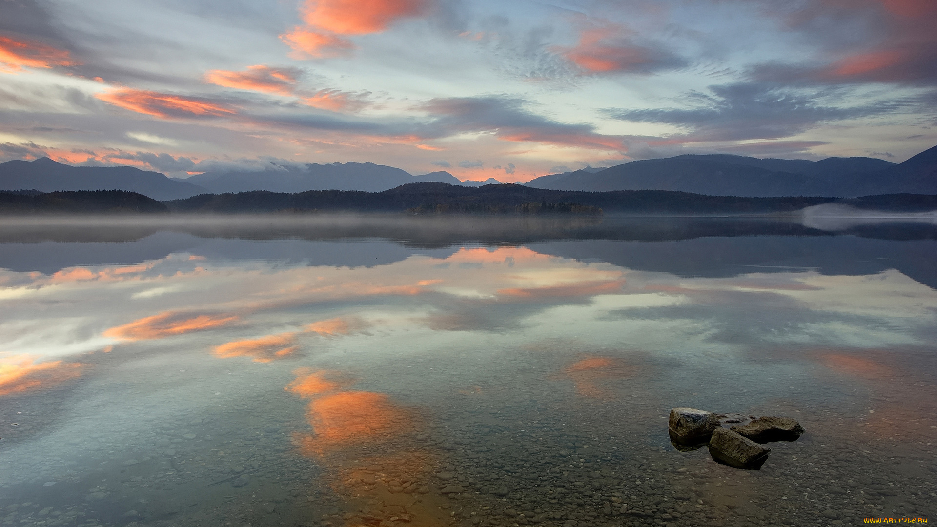 природа, реки, озера, камни, вода