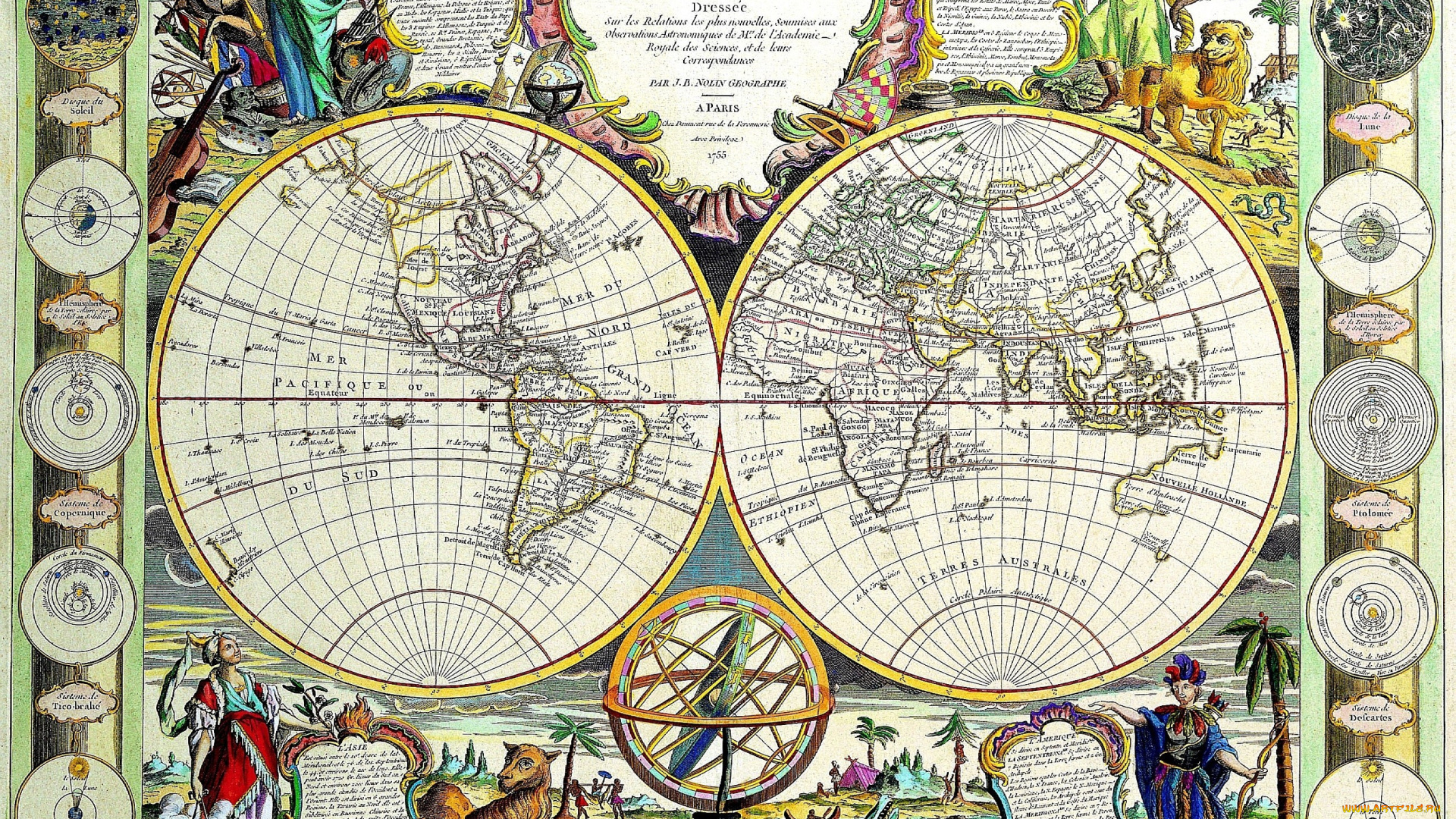 разное, глобусы, карты, карта, мира, старинный