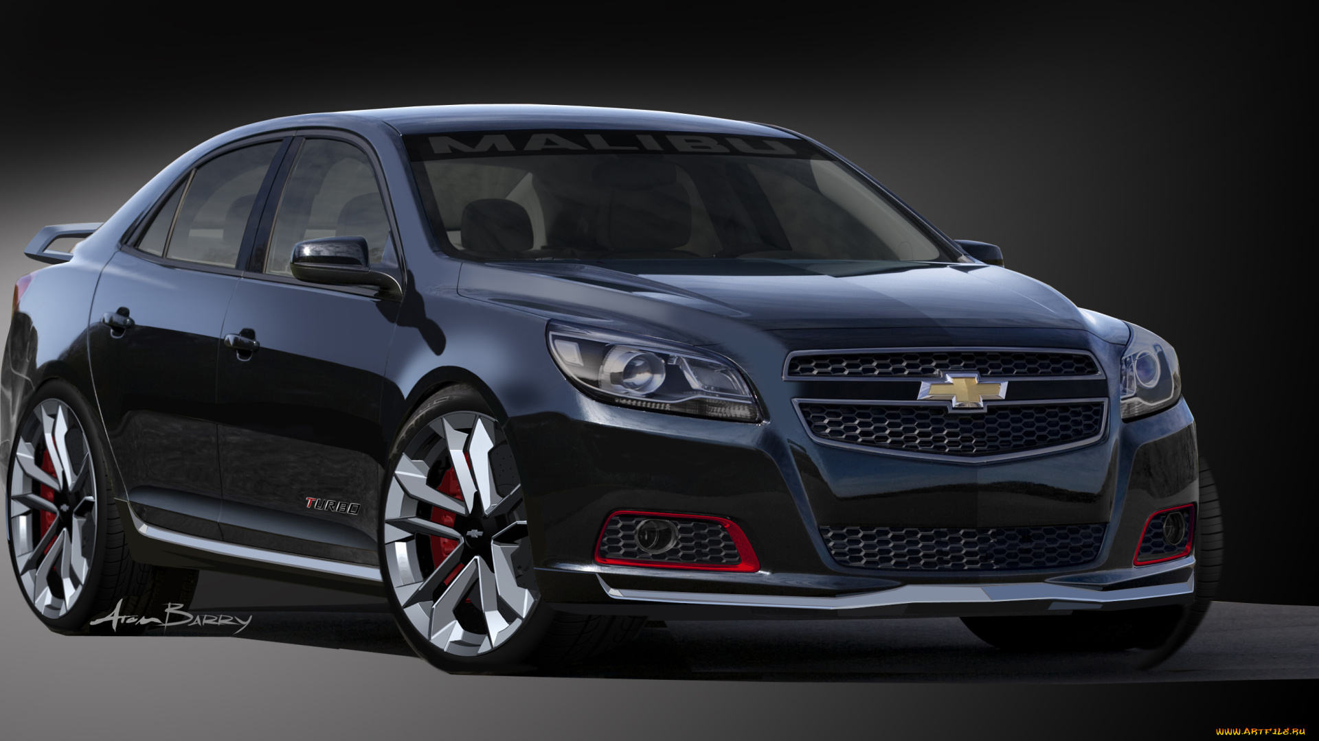 2012, sema-malibu-turbo-perf, concept, автомобили, 3д, chevrolet, malibu, sema