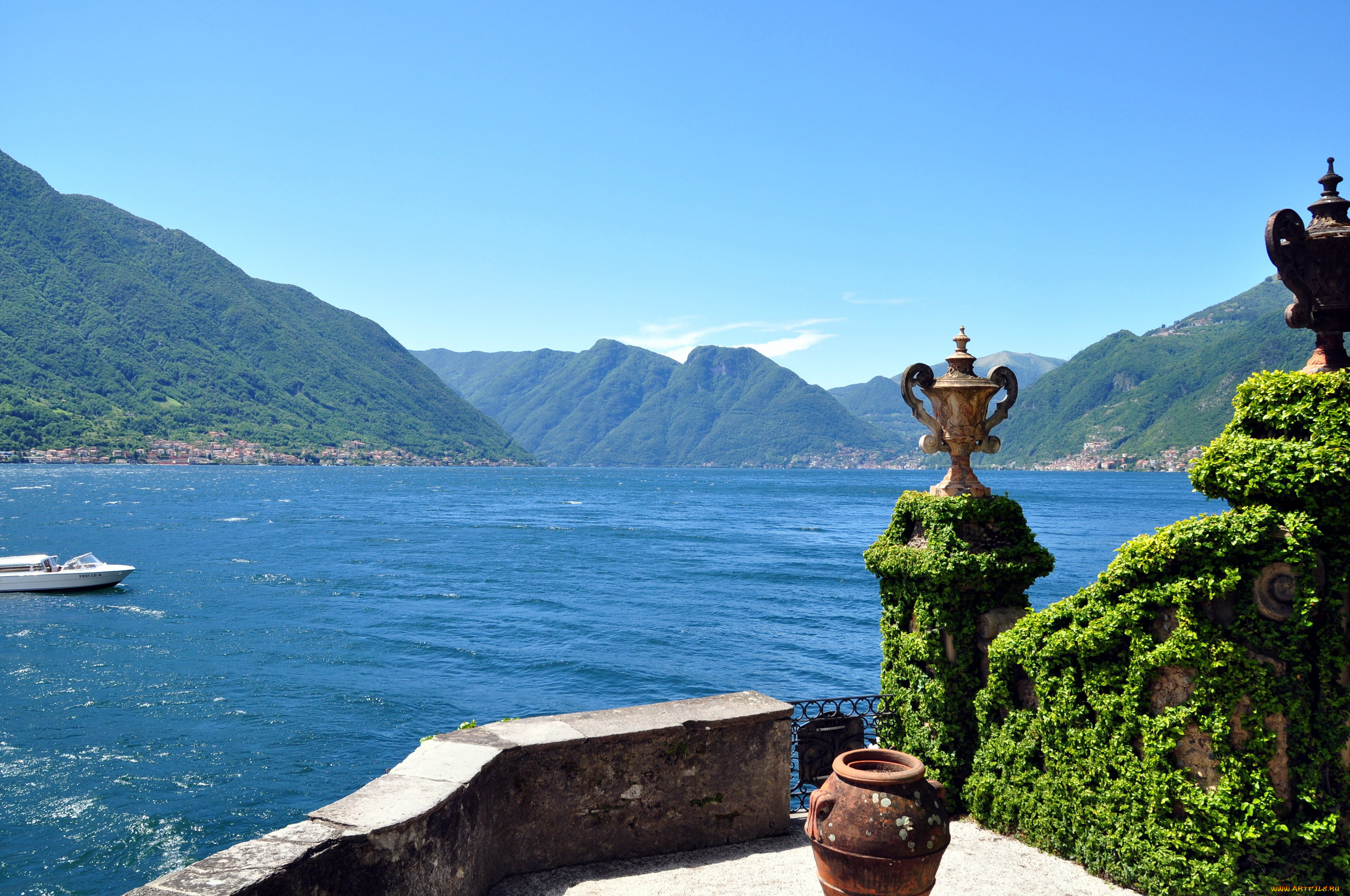 природа, побережье, lake, como