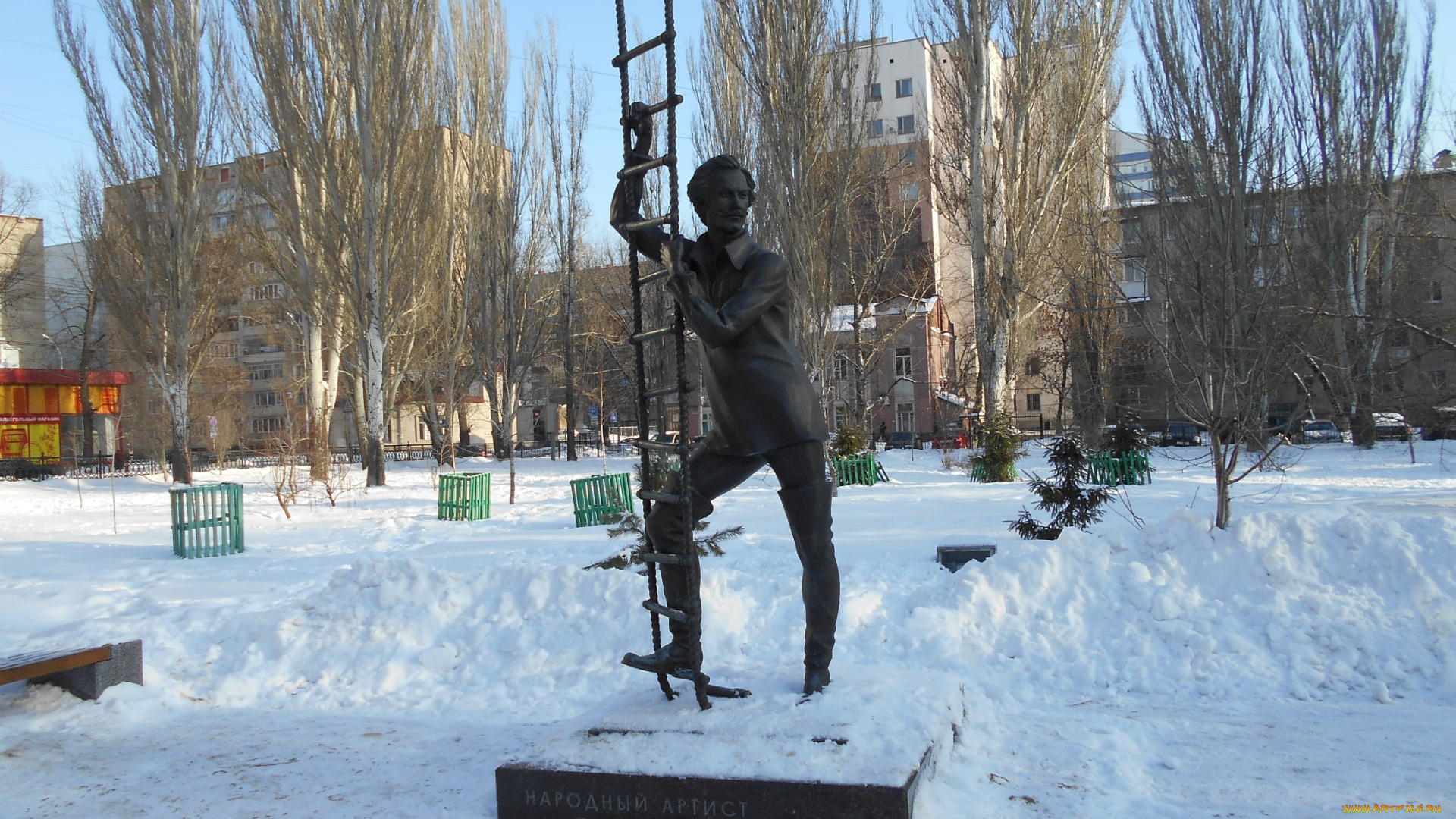 памятник, олегу, Янковскому, города, -, памятники, , скульптуры, , арт-объекты, город, памятник, скульптура, актер, россия, саратов