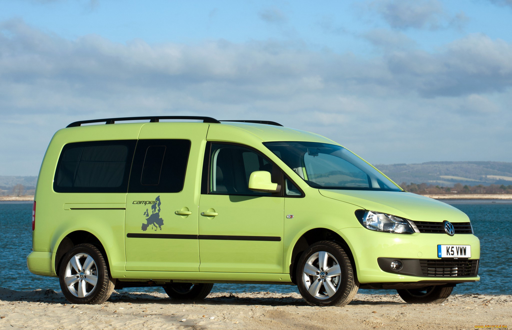 volkswagen, caddy, camper, uk-spec, 2013, автомобили, volkswagen, caddy, camper, uk-spec, 2013