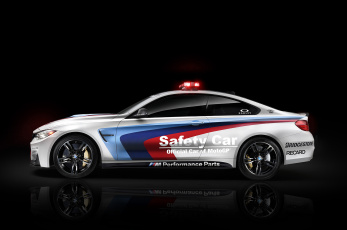 обоя bmw m4 coupe moto-gp safety car 2014, автомобили, полиция, moto-gp, coupe, m4, bmw, 2014, car, safety
