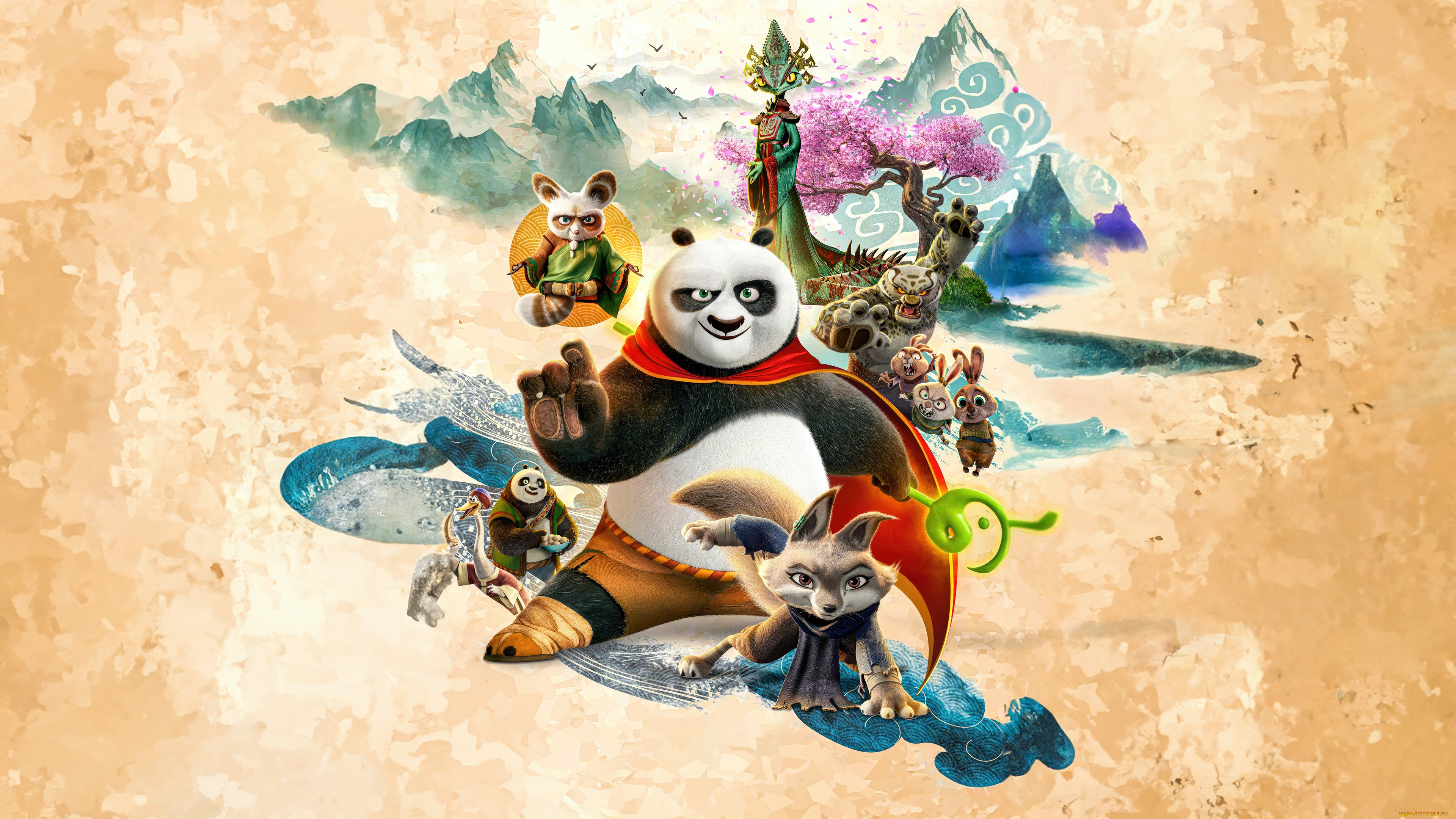 мультфильмы, kung, fu, panda, 4, kung, fu, panda, 4