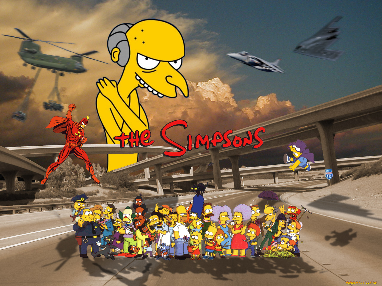 мультфильмы, the, simpsons