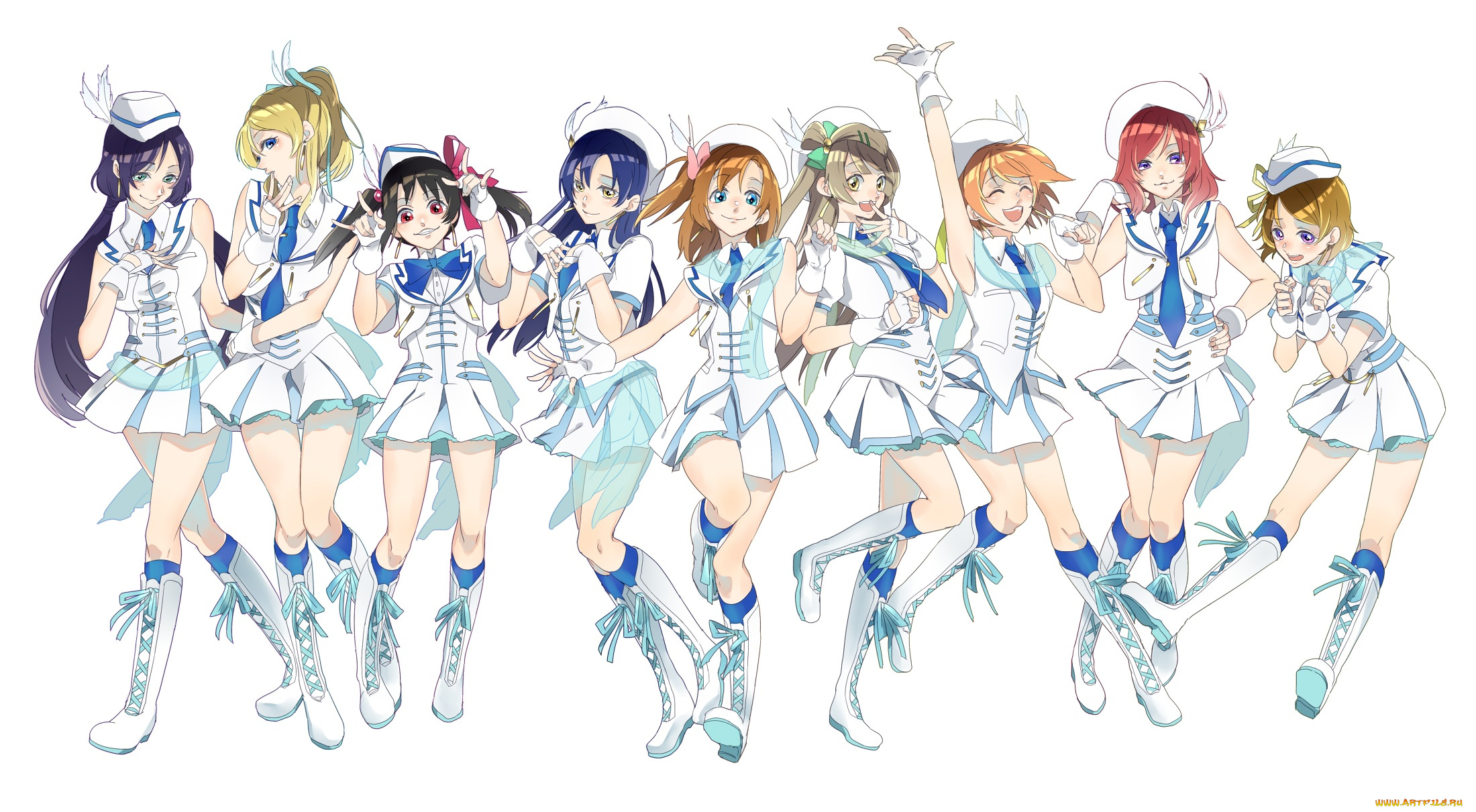 аниме, love, live, , school, idol, project, ayase, eri, hoshizora, rin, koizumi, hanayo, kousaka, honoka, minami, kotori, nishikino, maki, sonoda, umi, toujou, nozomi, yazawa, nico