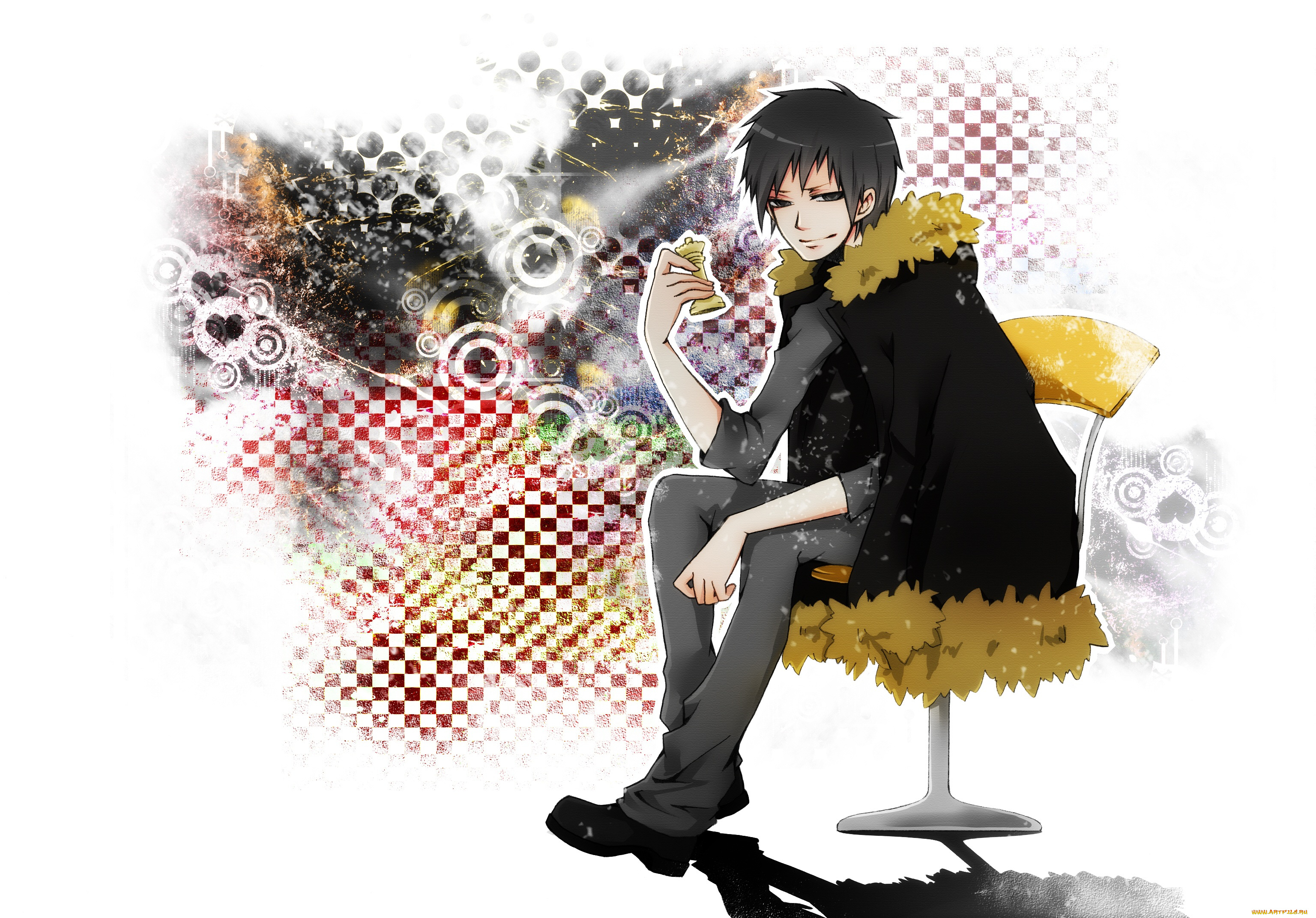 аниме, durarara, orihara, izaya, изая, орихара