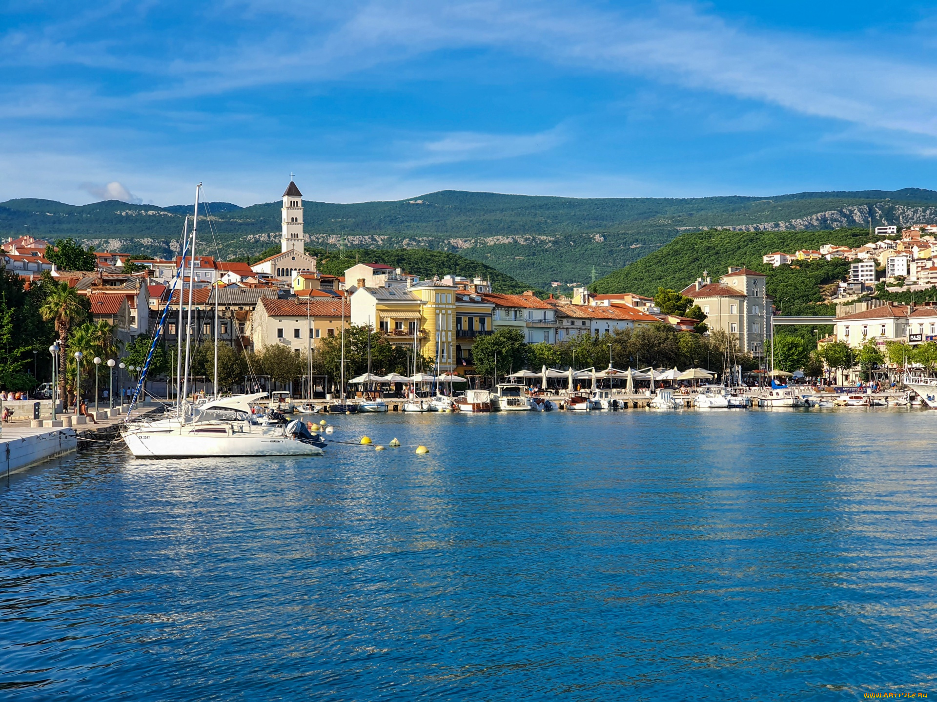 crikvenica, croatia, города, -, панорамы