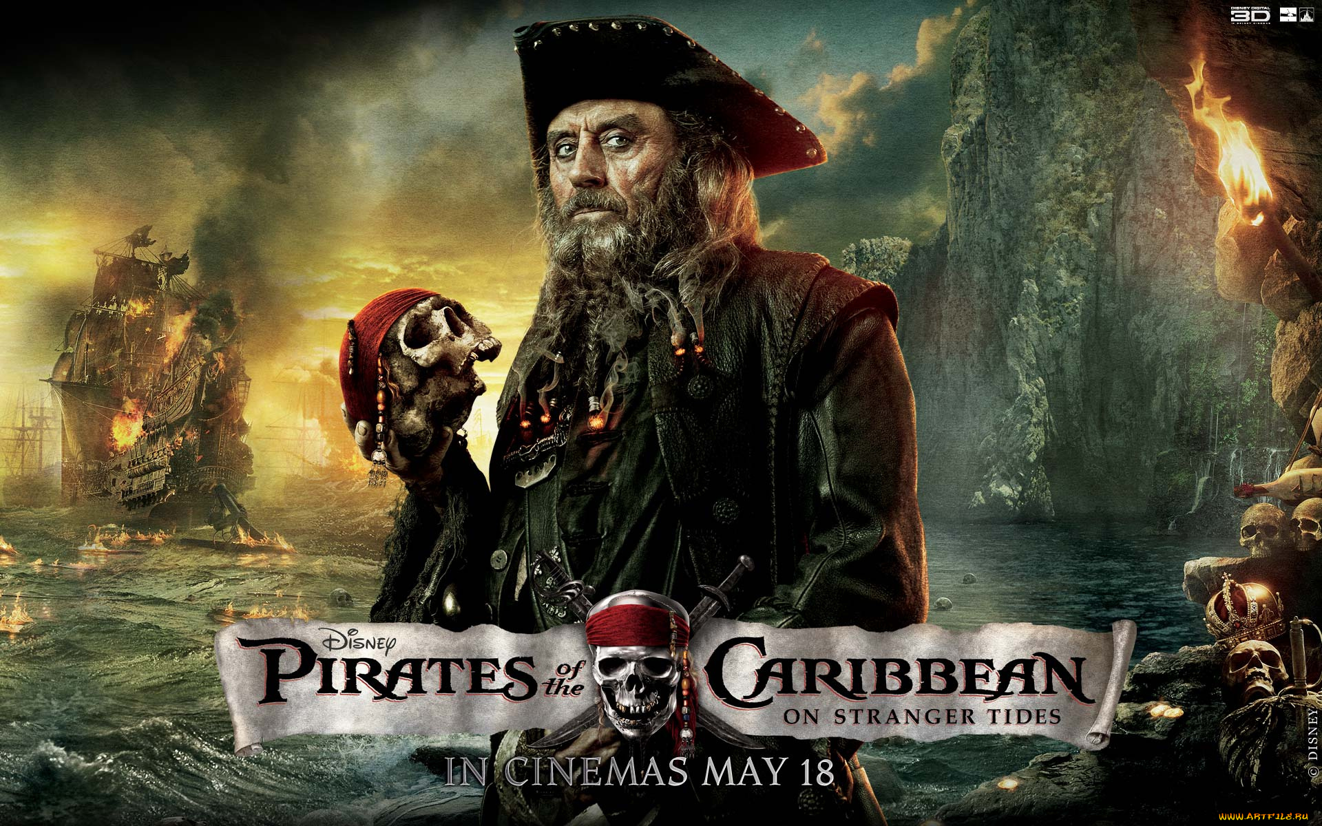 pirates, of, the, caribbean, on, stranger, tides, кино, фильмы