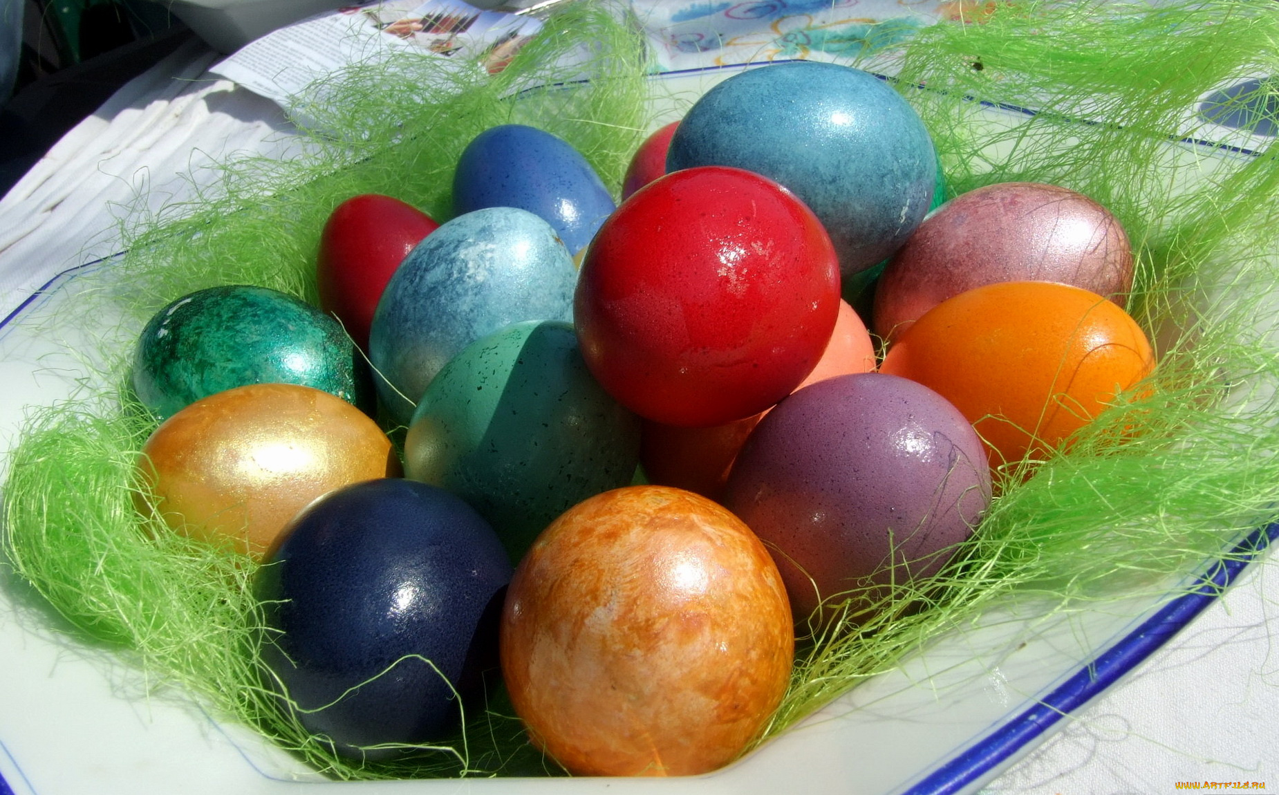 праздничные, пасха, цвета, яйца