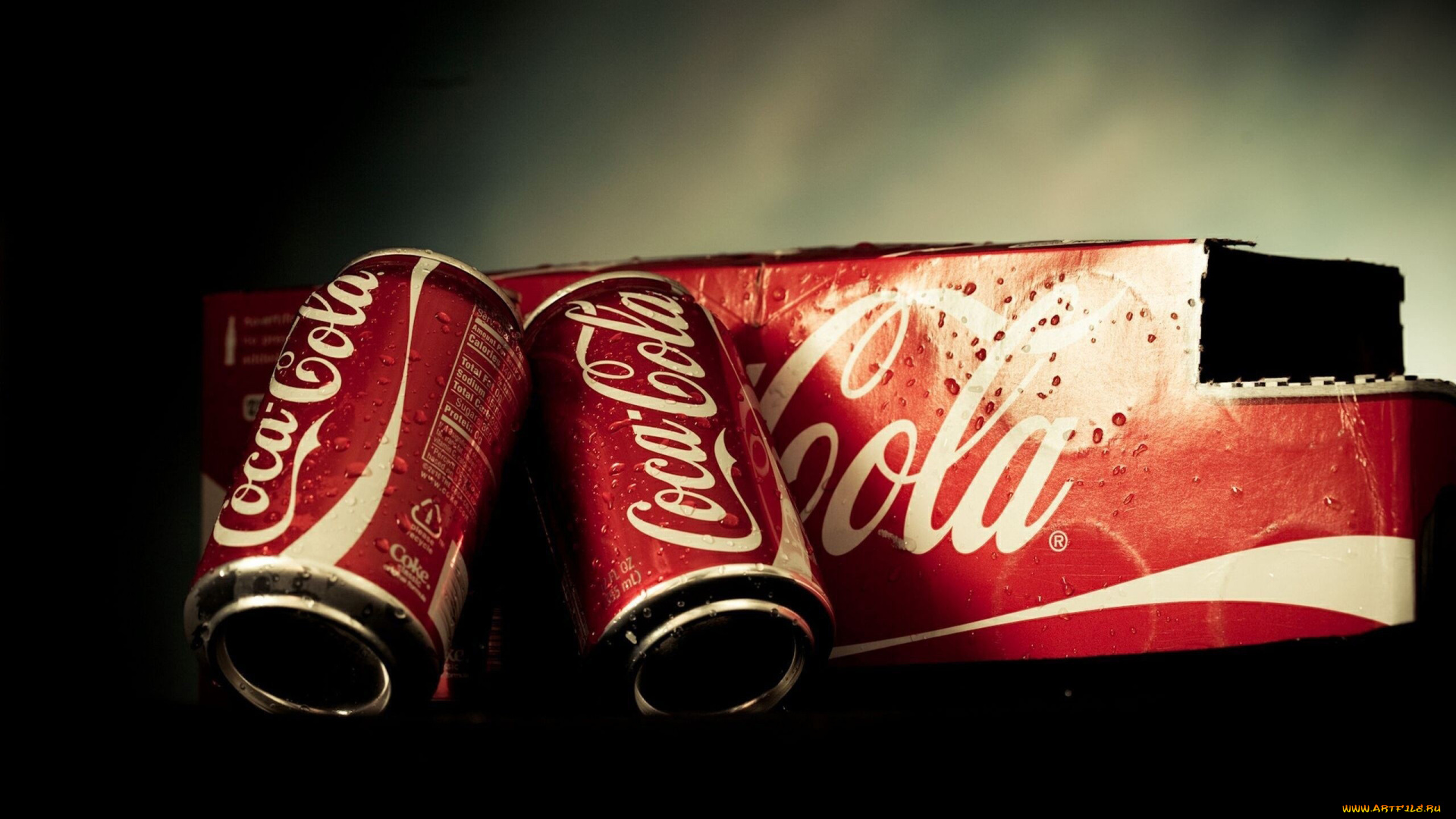 бренды, coca, cola, кока-кола, банки, коробка