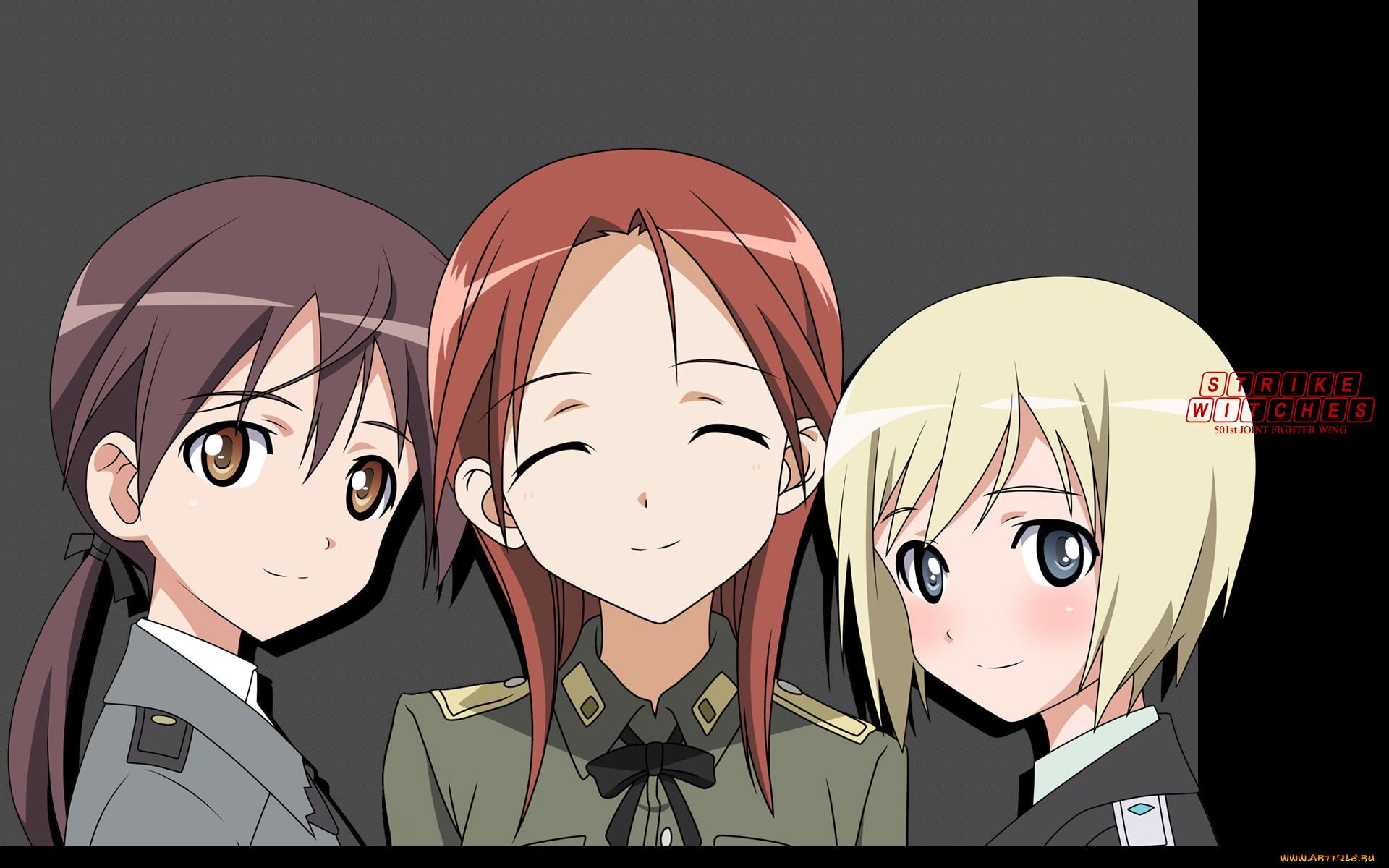 аниме, strike, witches