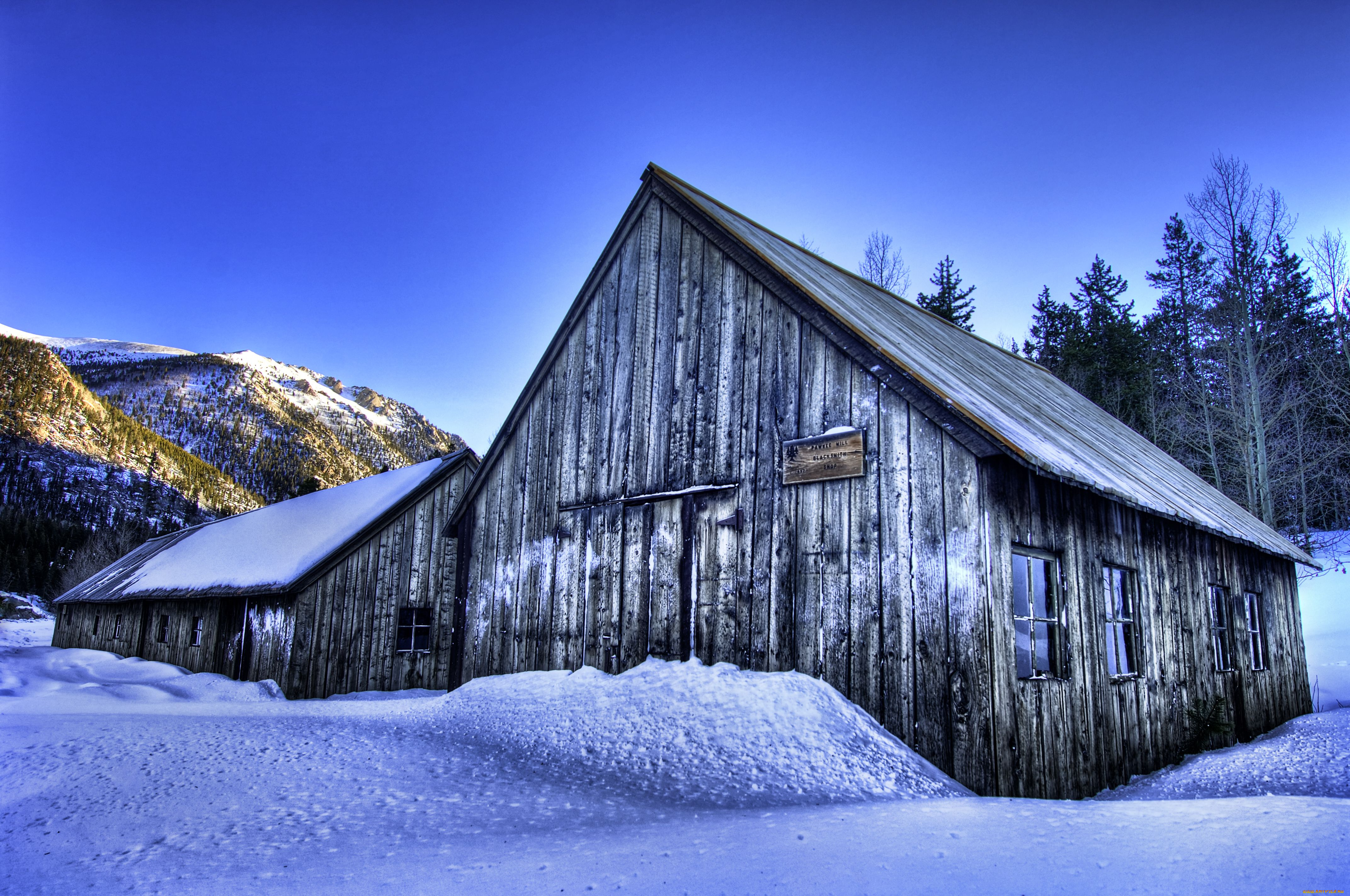 pawnee, mill, blacksmith, shop, разное, сооружения, постройки, колорадо