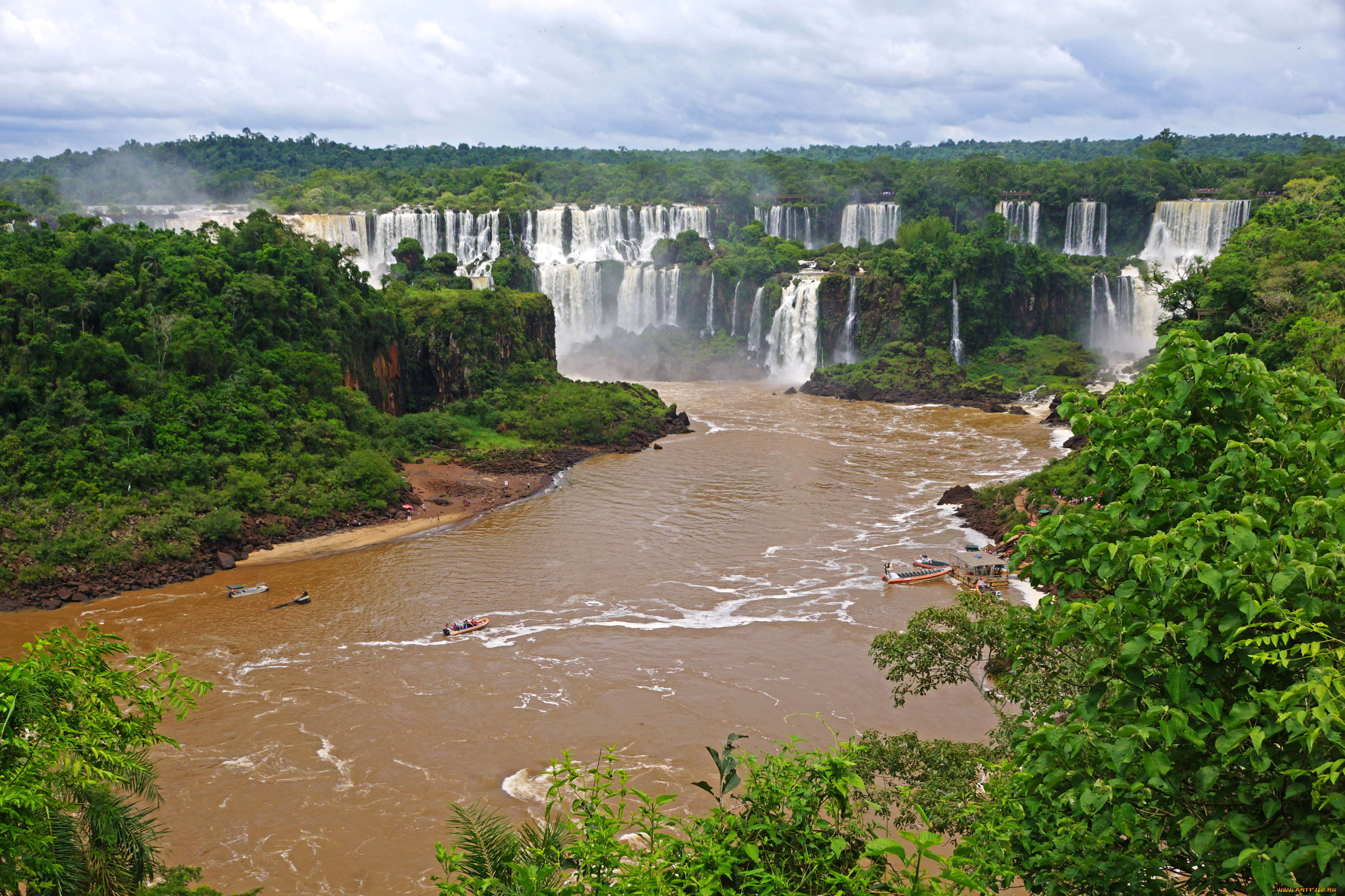 бразилия, водопад, iguazu, природа, водопады